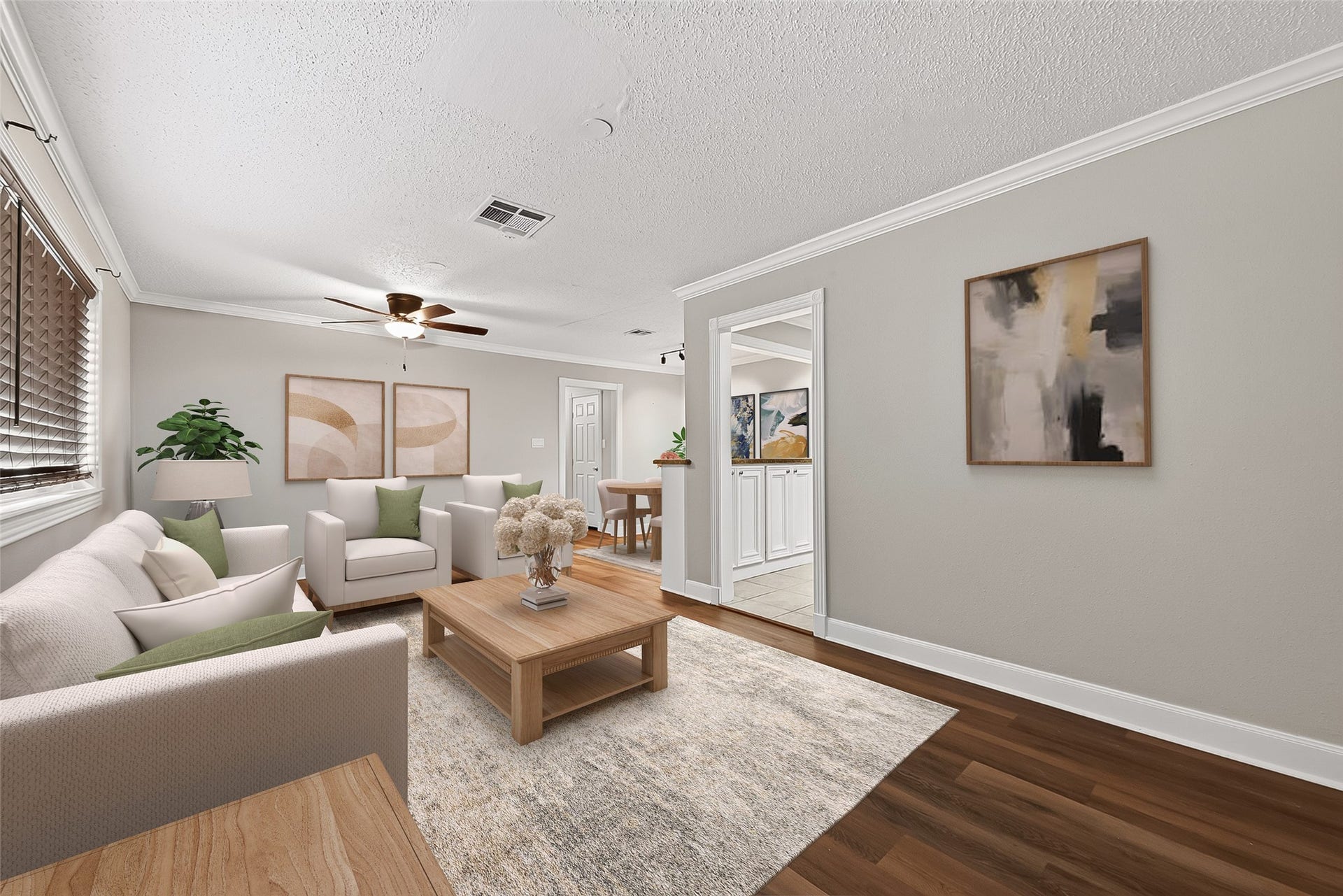 4727 Merwin Street, #A, Houston, TX 77027 Virtually Staged