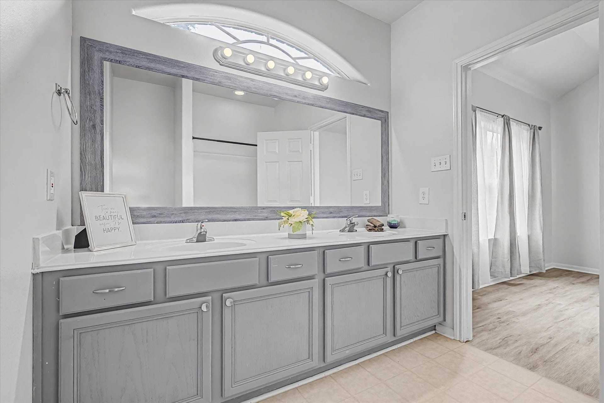 Lots of cabinets and counter space