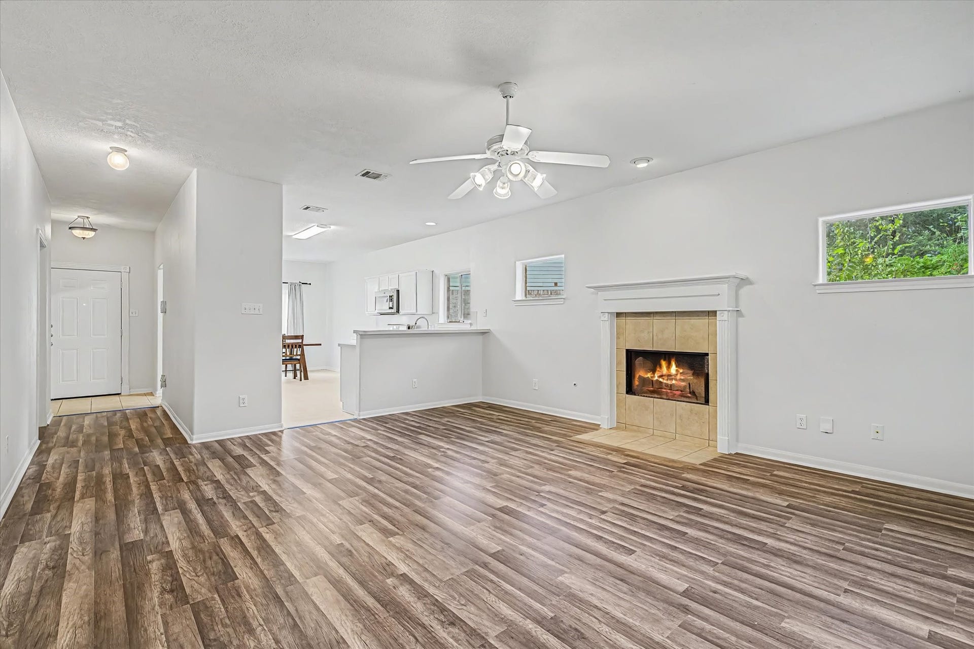 Kitchen Open to Family Room