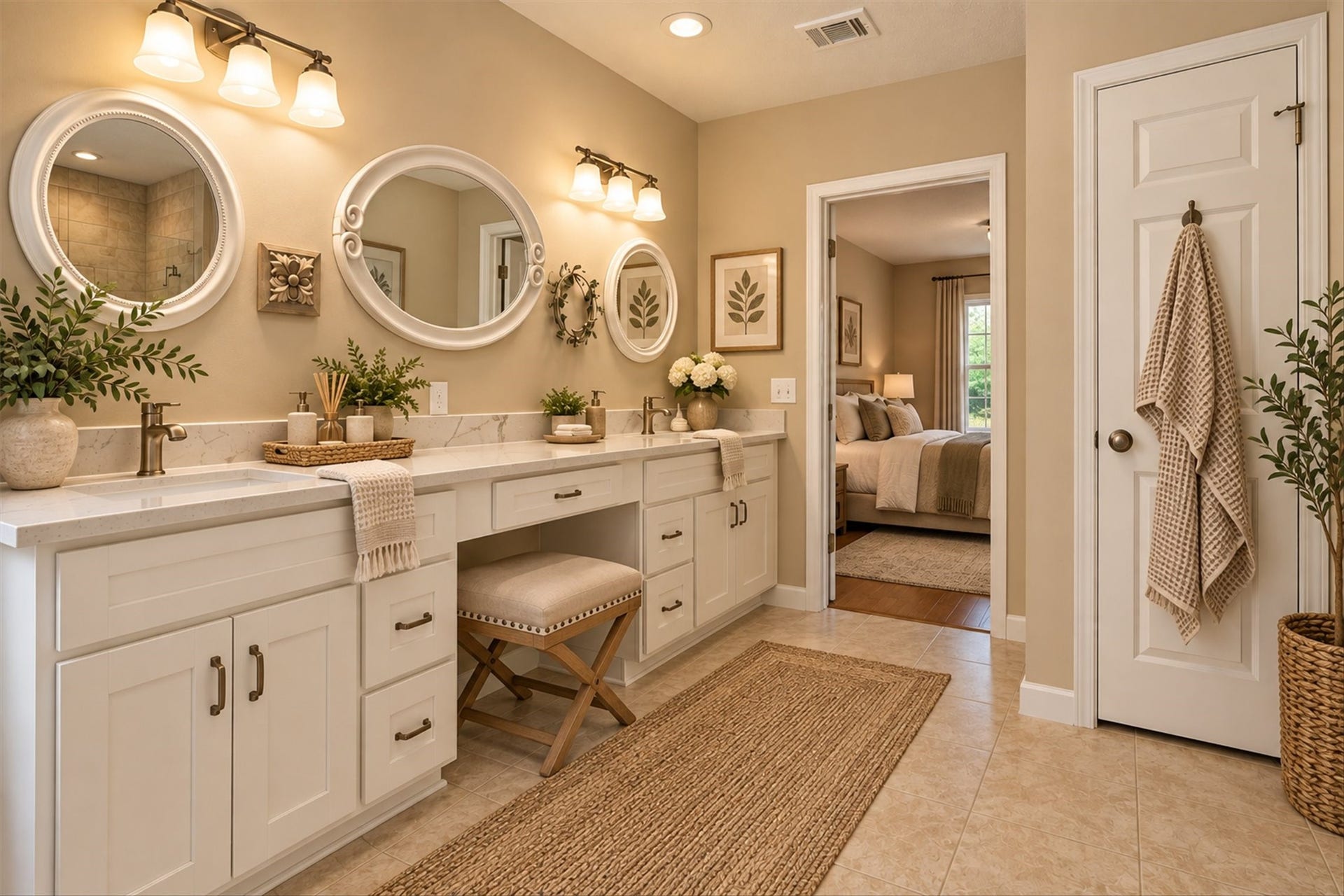 42 Thorn Berry Place, The Woodlands, TX 77381 Virtually staged primary bath