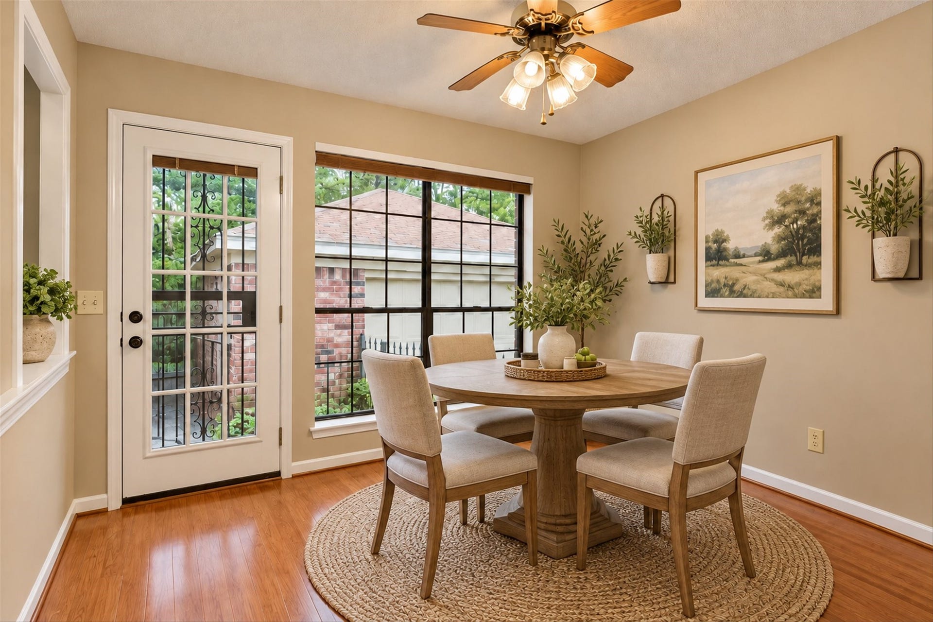 42 Thorn Berry Place, The Woodlands, TX 77381 Virtually staged breakfast area