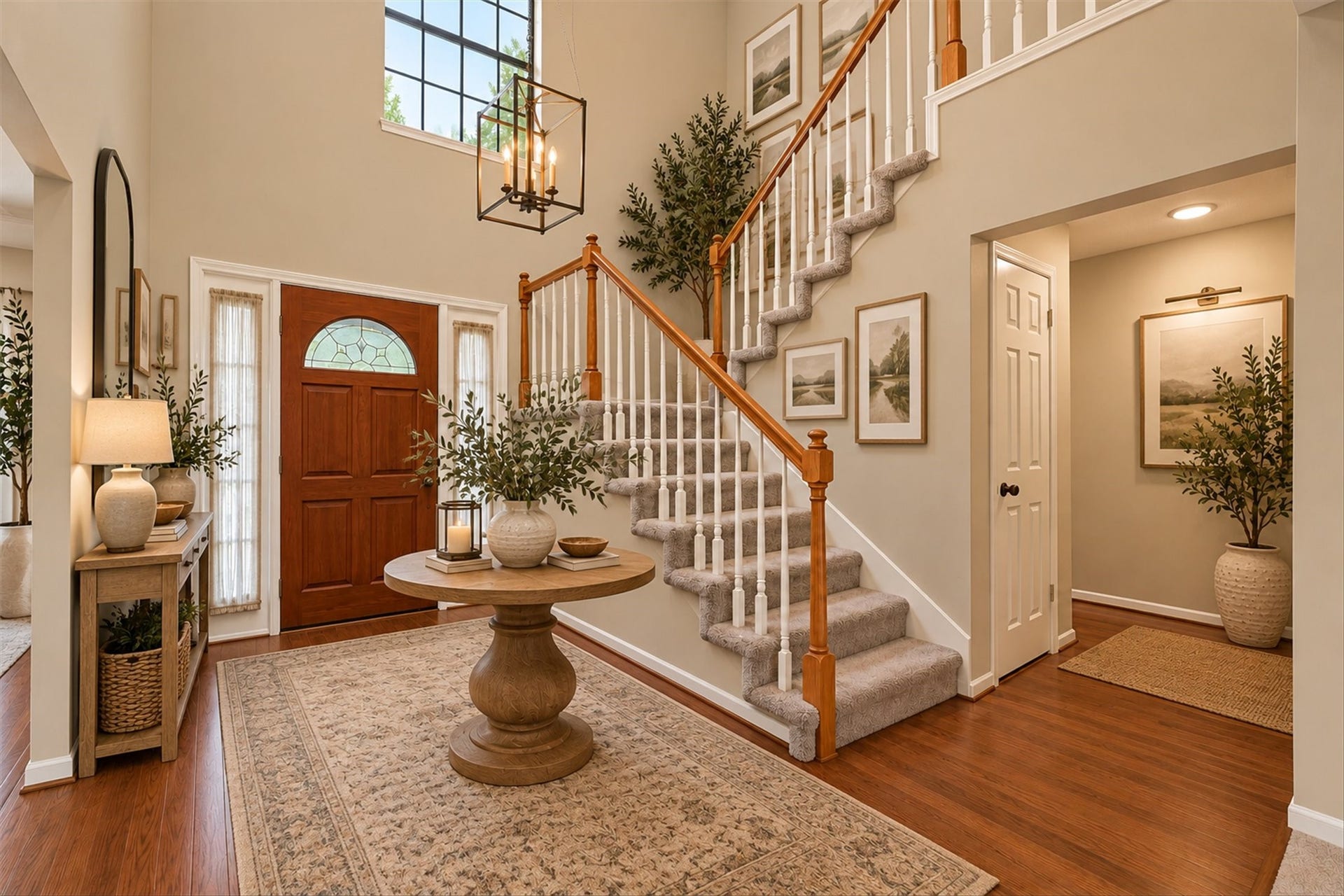 42 Thorn Berry Place, The Woodlands, TX 77381 Virtually staged entry
