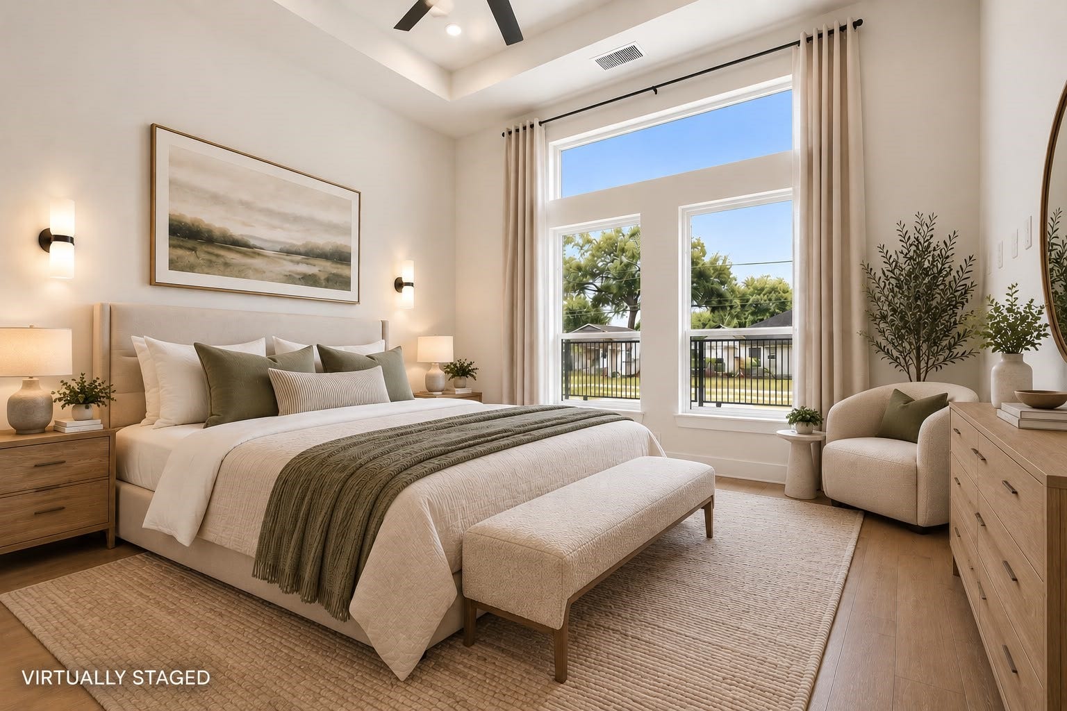 Property has been virtually staged