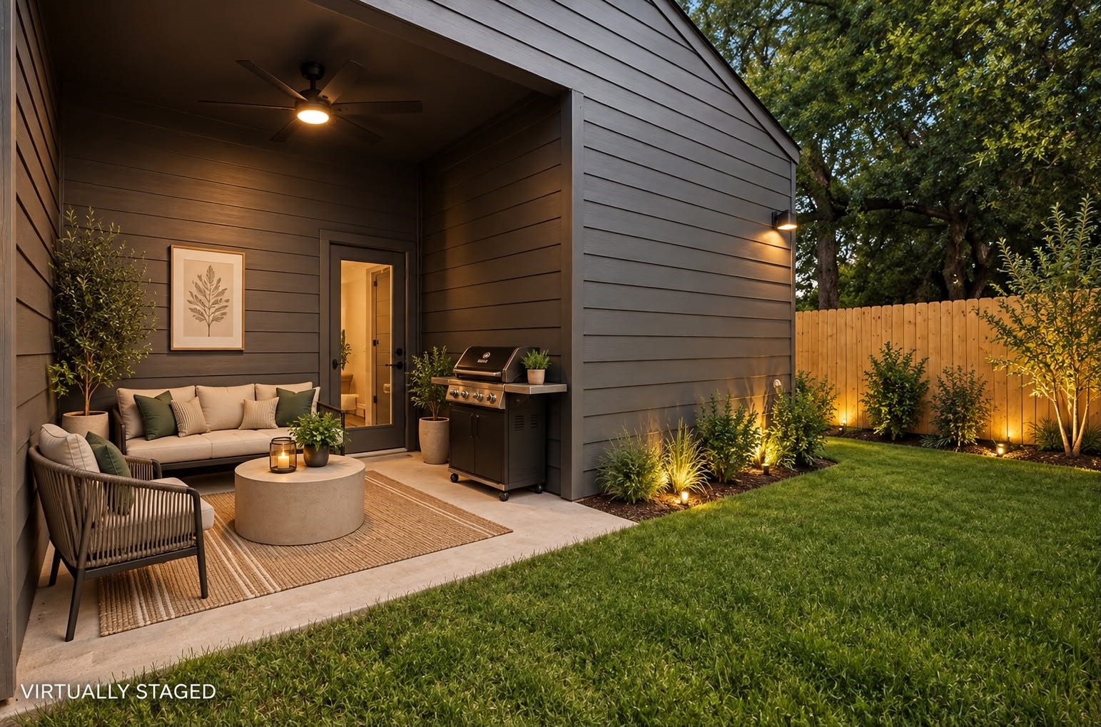 Property has been virtually staged