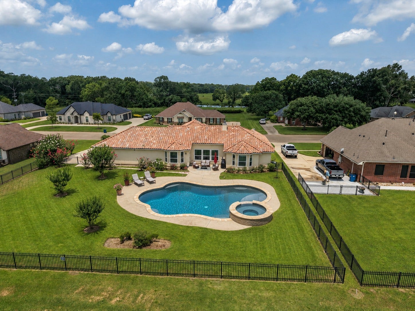 230 Lawrence Marshall Drive, Hempstead, TX 77445 AI generated pool