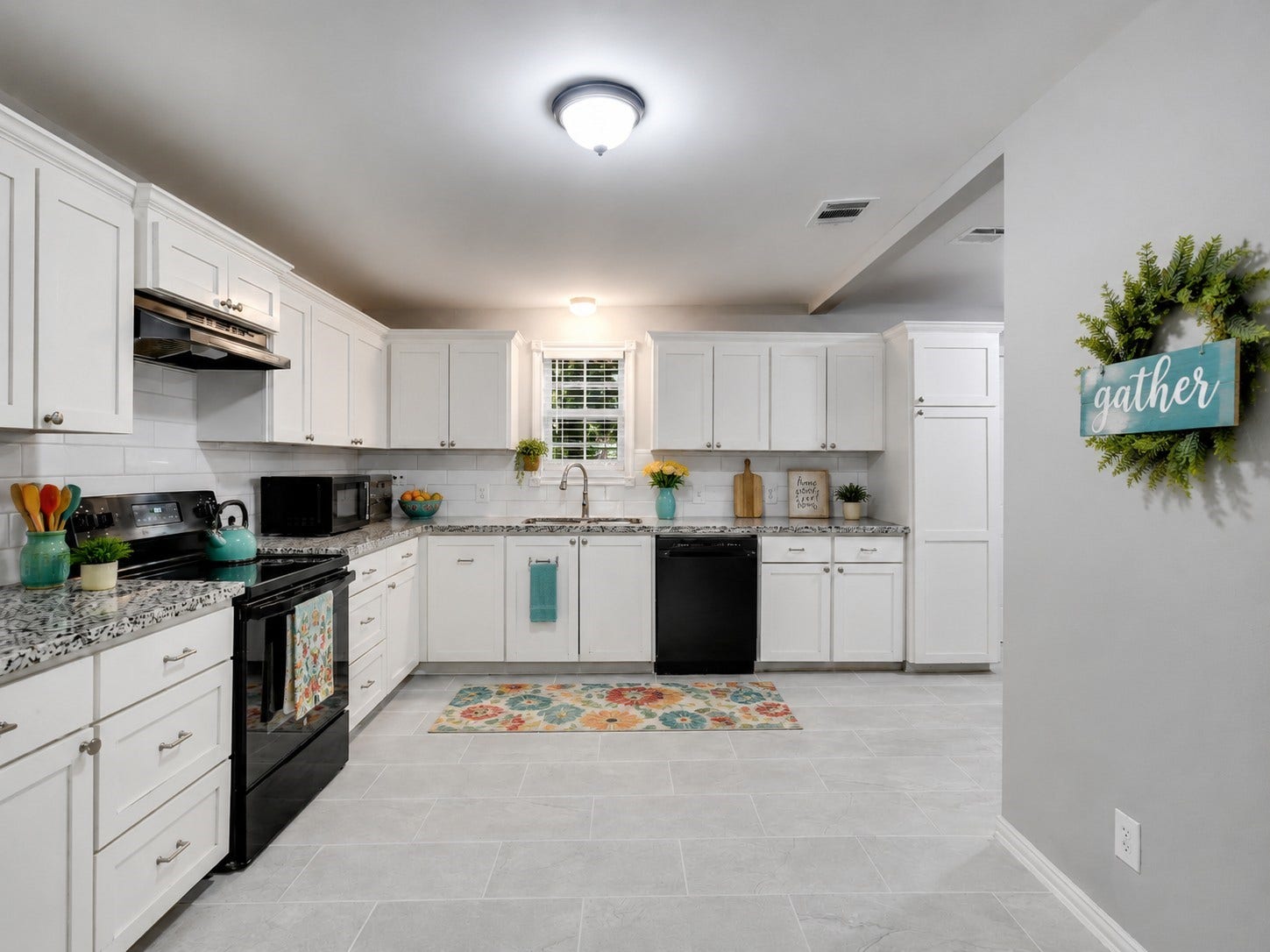 12313 23rd Street, Santa Fe, TX 77510 Virtually staged kitchen.