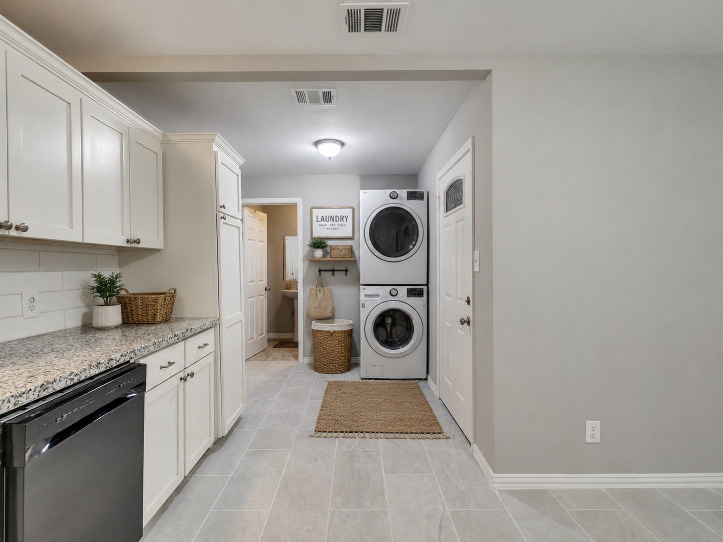 12313 23rd Street, Santa Fe, TX 77510 Virtually staged laundry area.