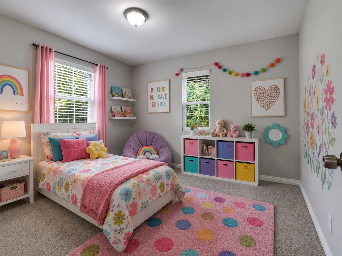 12313 23rd Street, Santa Fe, TX 77510 Virtually staged secondary bedroom.