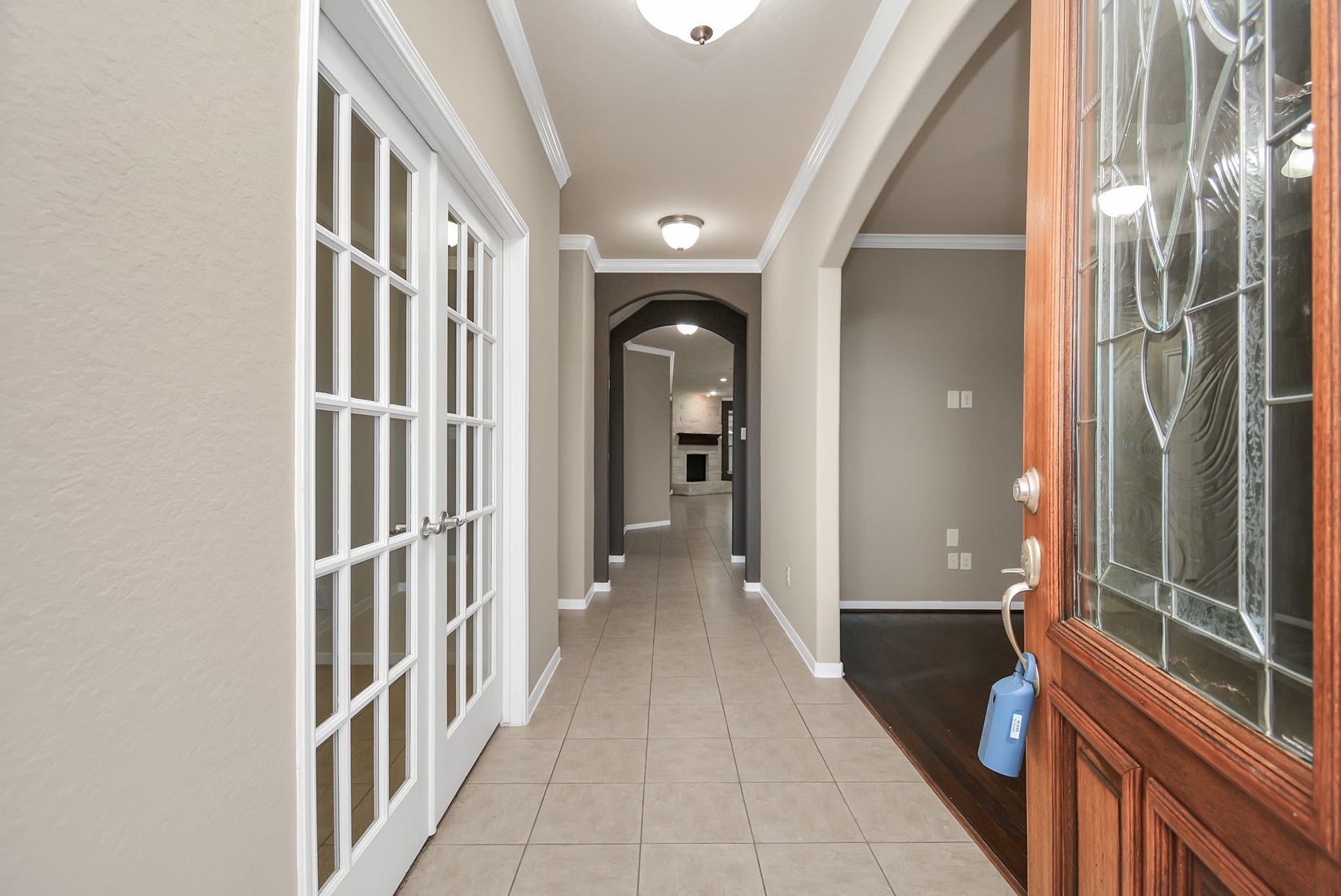 15222 Rigby Point Lane, Cypress, TX 77429 Upon entering you have a formal dining to your right and private study to the left.