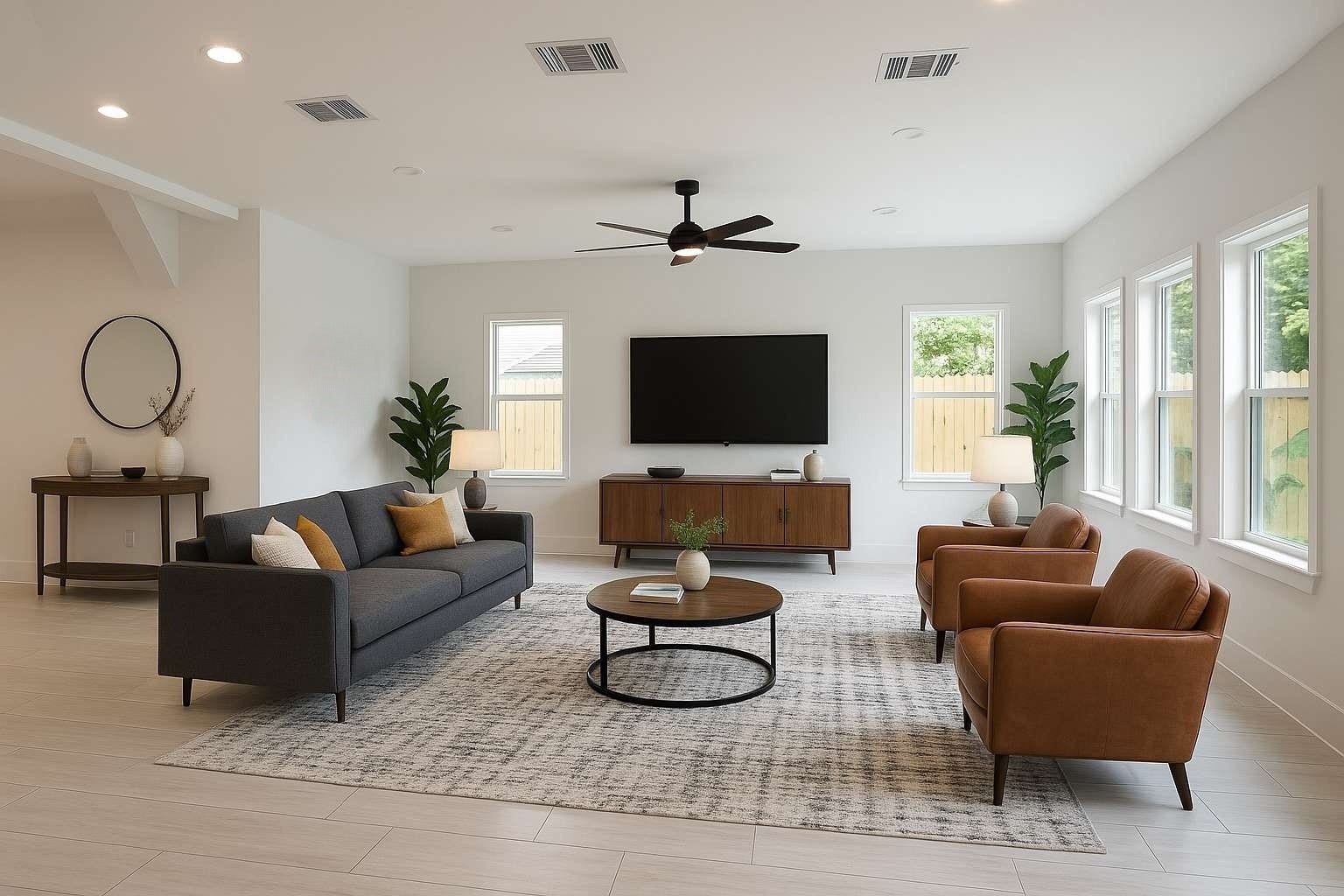 7107 Foster Street, #B, Houston, TX 77021 Virtually Staged