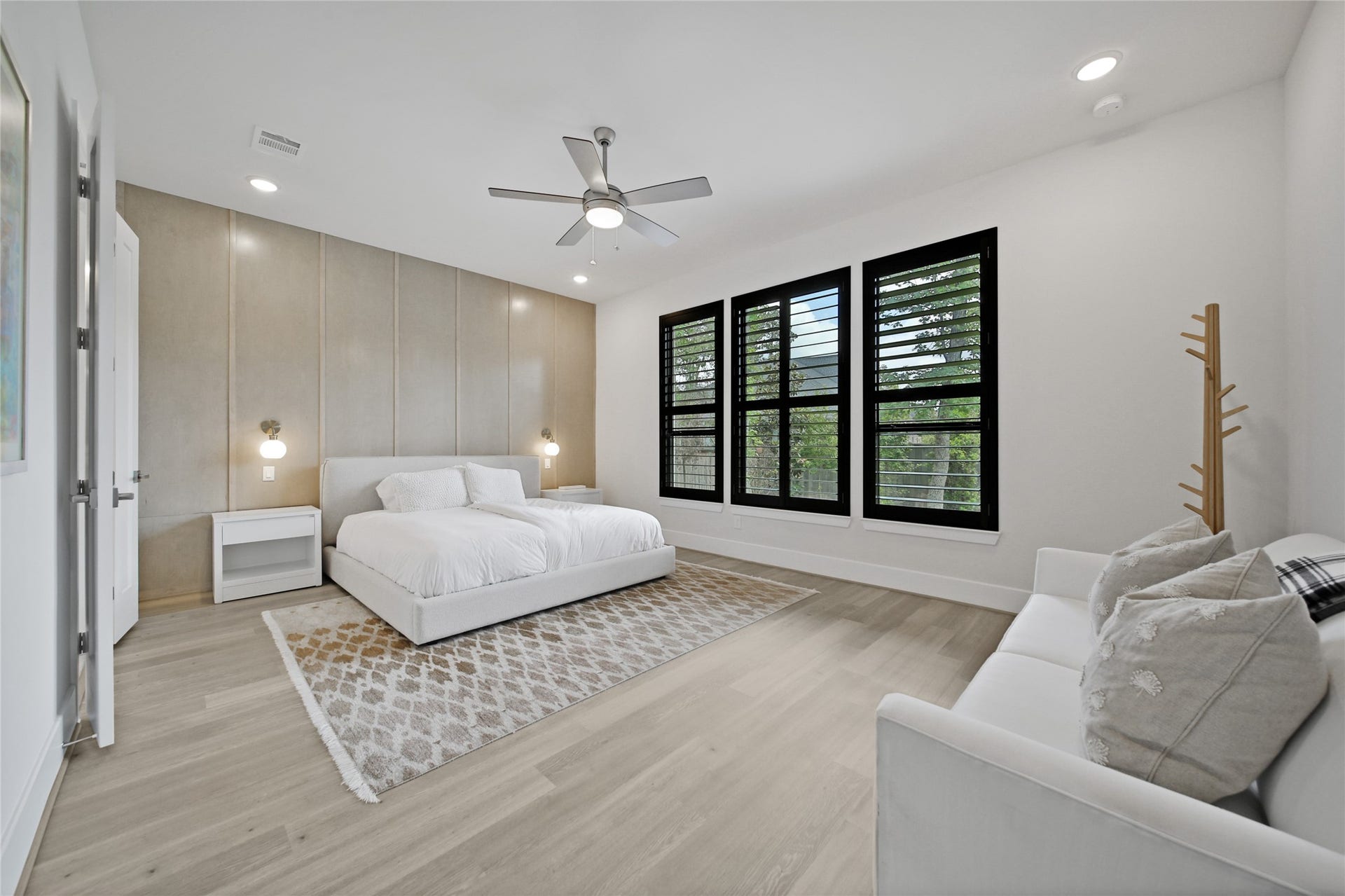 6 Gentle Branch Place, Tomball, TX 77375 Shutters open half and half for more privacy