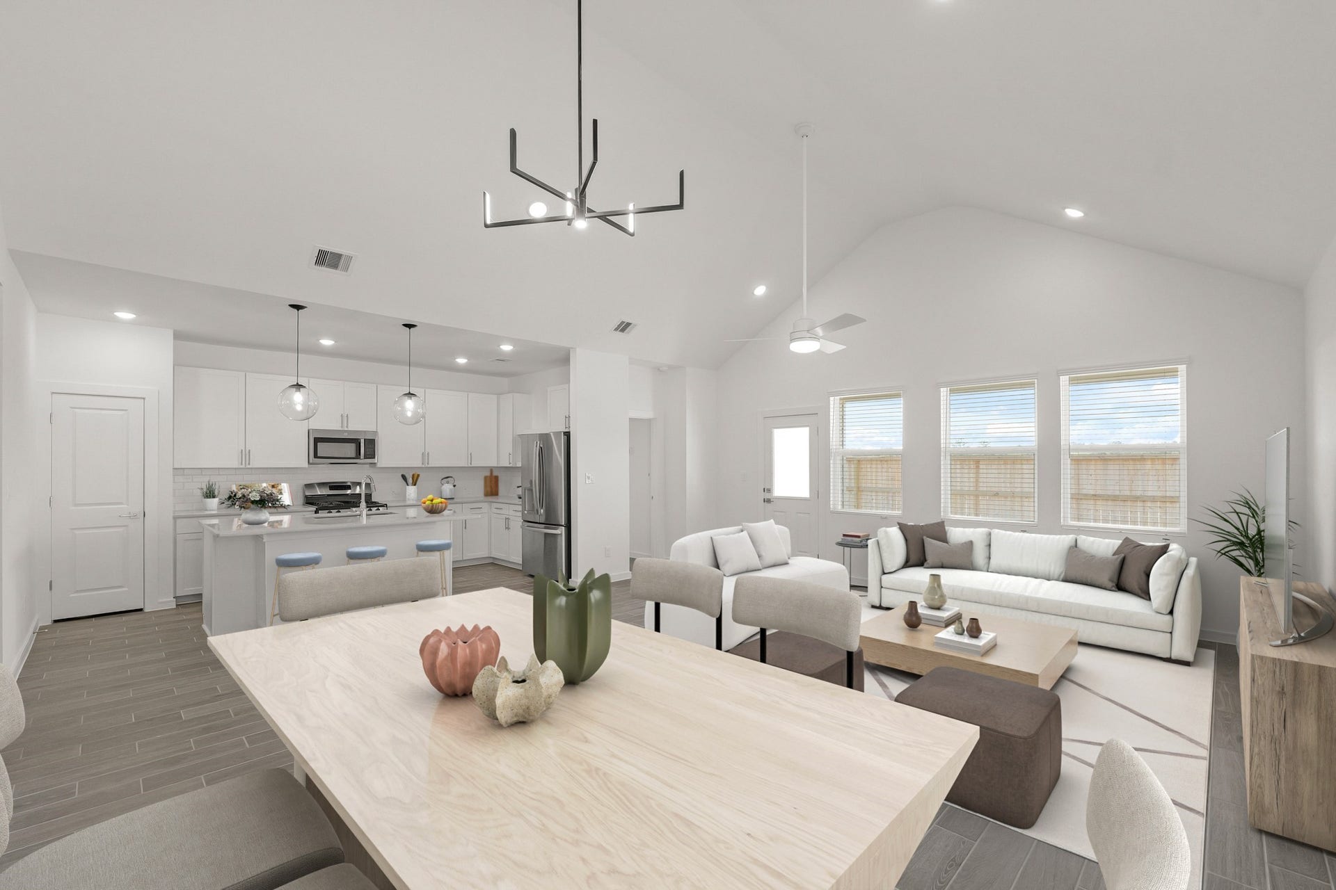 2911 Silver Frost Street, Angleton, TX 77515 Bright and airy living area (*Photo not of actual home and used for illustration purposes only.)