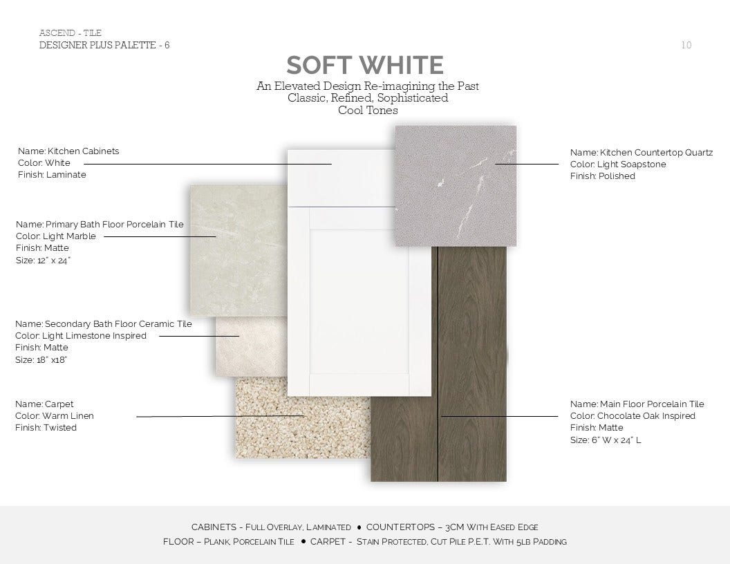 2911 Silver Frost Street, Angleton, TX 77515 Loft Look Palette 6 Selection Sheet (*Artist rendering used for illustration purposes only.)