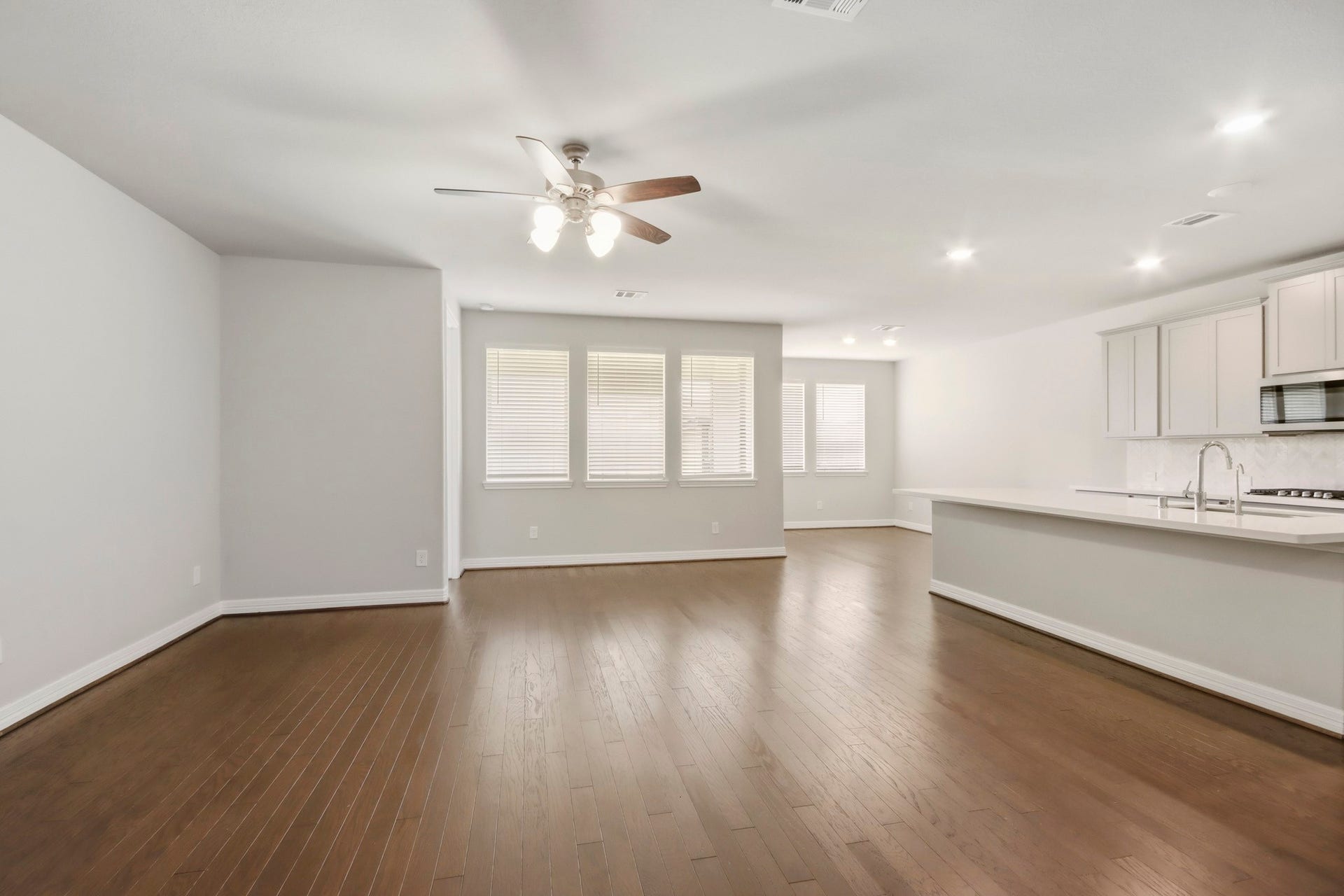 Living Room + Kitchen