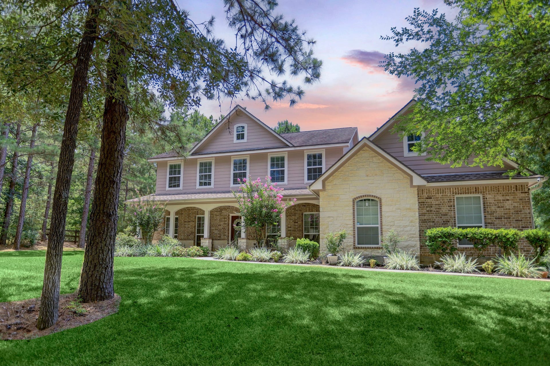 Beautiful corner lot with mature trees, lush landscapping and wildlife sightings from your own yard.  If you are looking for more space and privacy, this home is perfect for you.