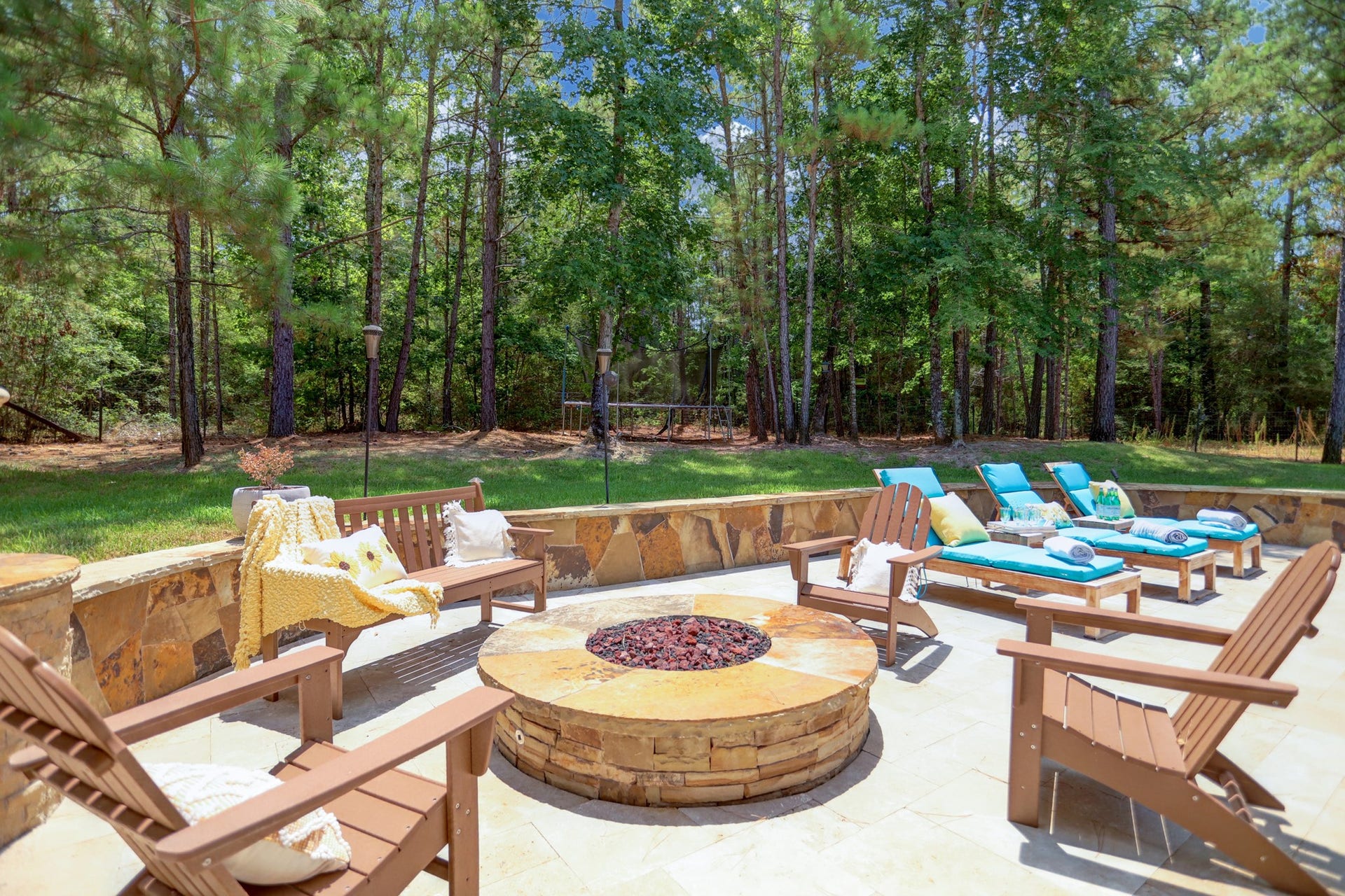A hotel pool experience in your own backyard oasis... a firepit for story time, watching the wildlife on 1.76 acres