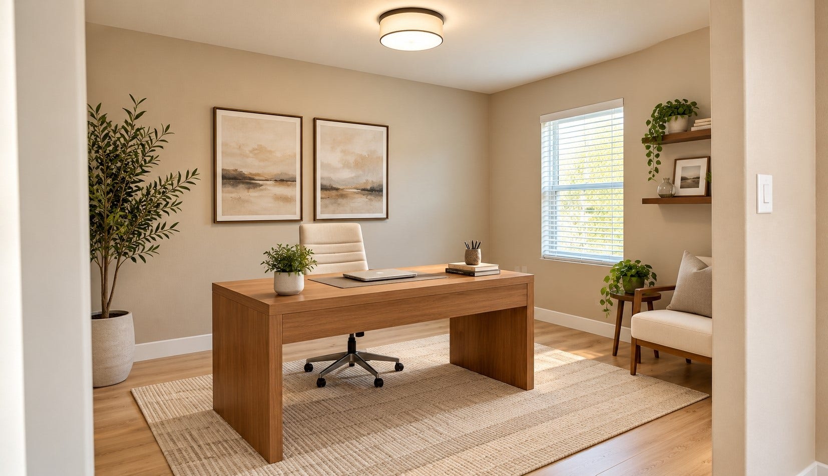 1402 Rodeo Cattle Lane, Houston, TX 77049 Office the right of the entrance of the home.