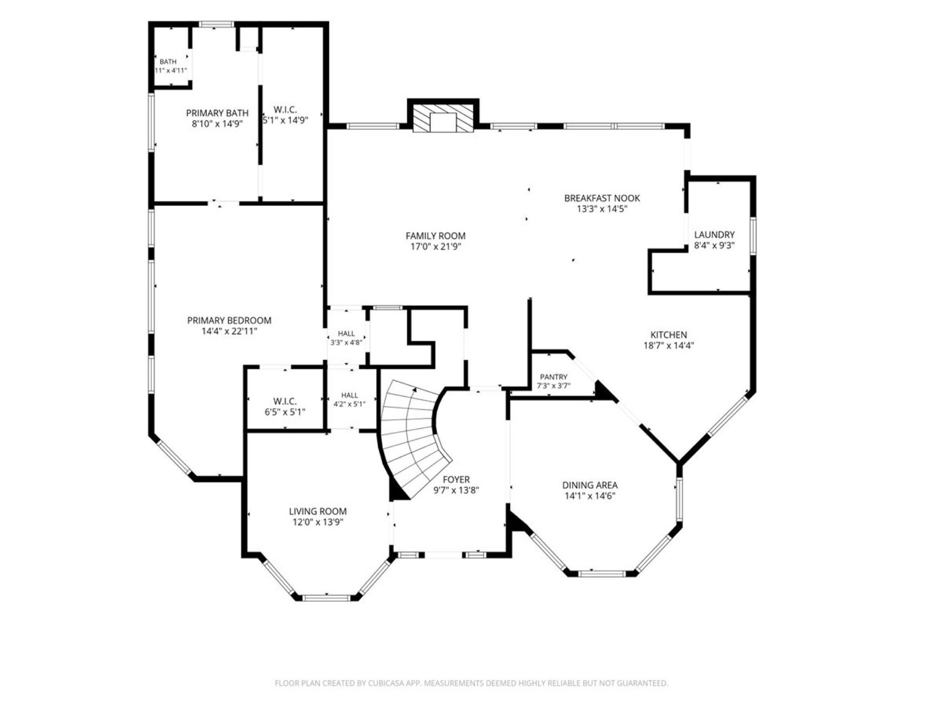 4402 Santee Drive, Baytown, TX 77521 Floorplan (floor 1)