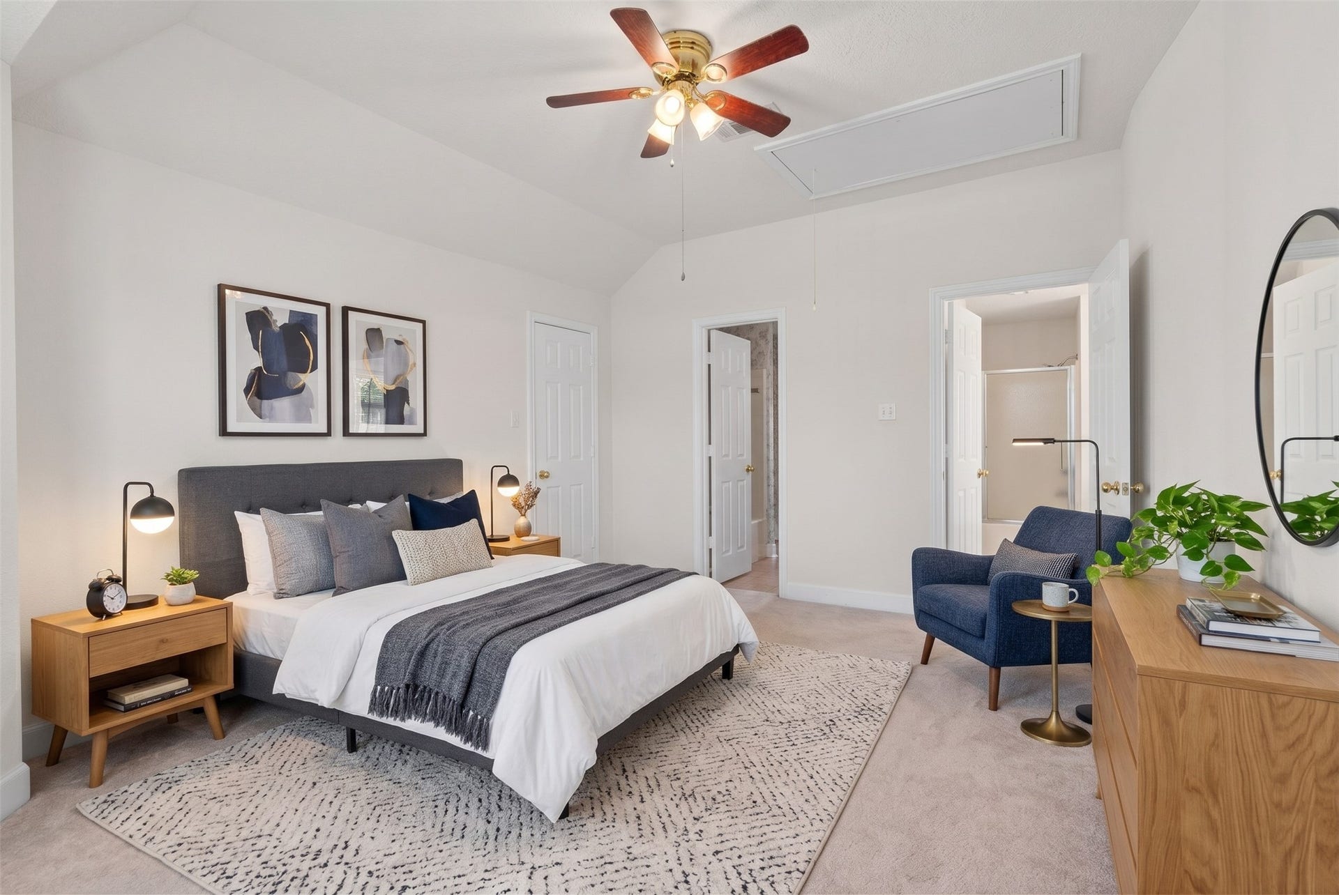 4402 Santee Drive, Baytown, TX 77521 The architectural bay design adds functional floor space by carving out a dedicated nook.