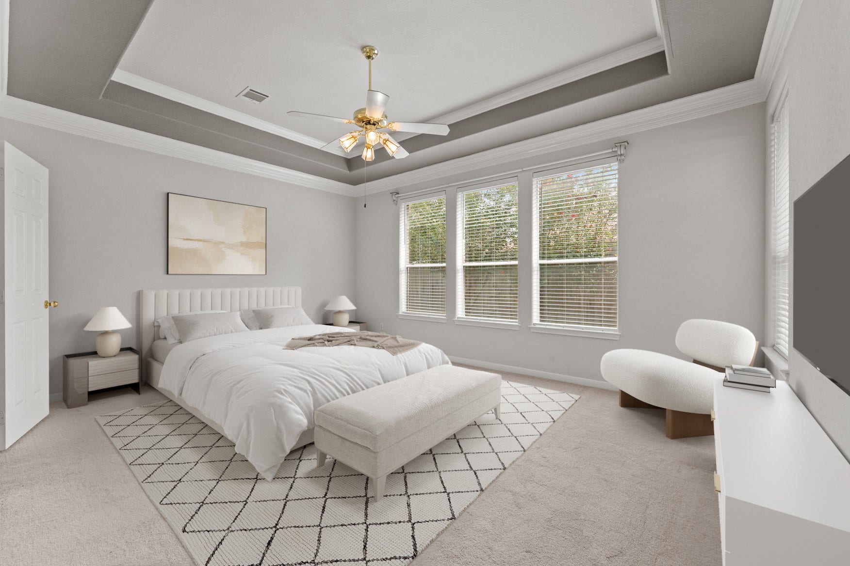 16503 Oat Mill Drive, Houston, TX 77095 Virtually staged to show decorating possibilties.