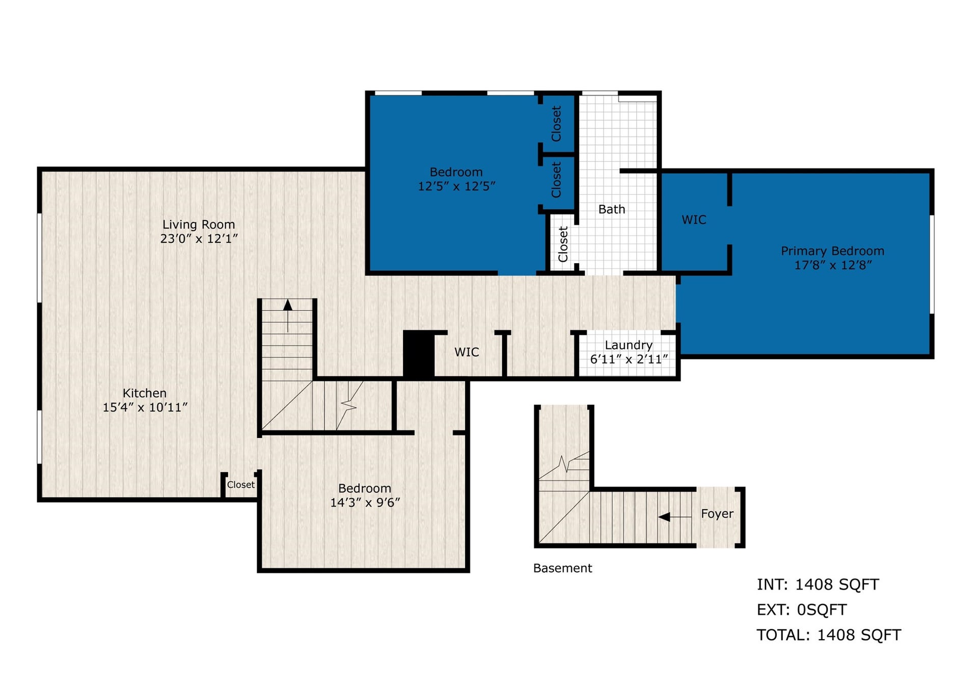 This floor plan should by no means represent the actual measurements of the property. If you are concerned about the measurements you should independently verify them.