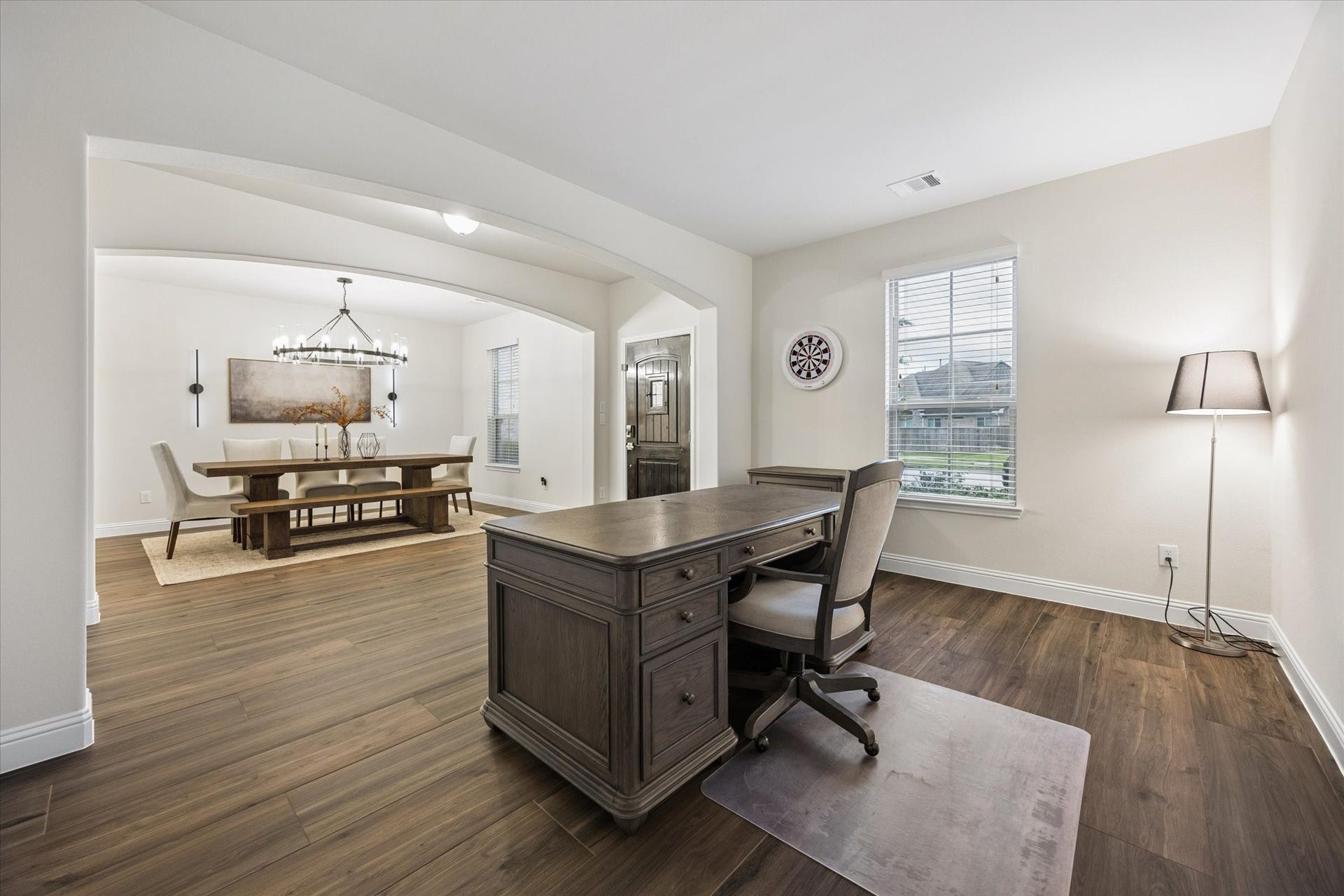 20338 Sienna Bluff Drive, Cypress, TX 77433 Dedicated workspace with an abundant natural light and a spacious layout that creates a versatile setting for a home office, study, or additional living area.