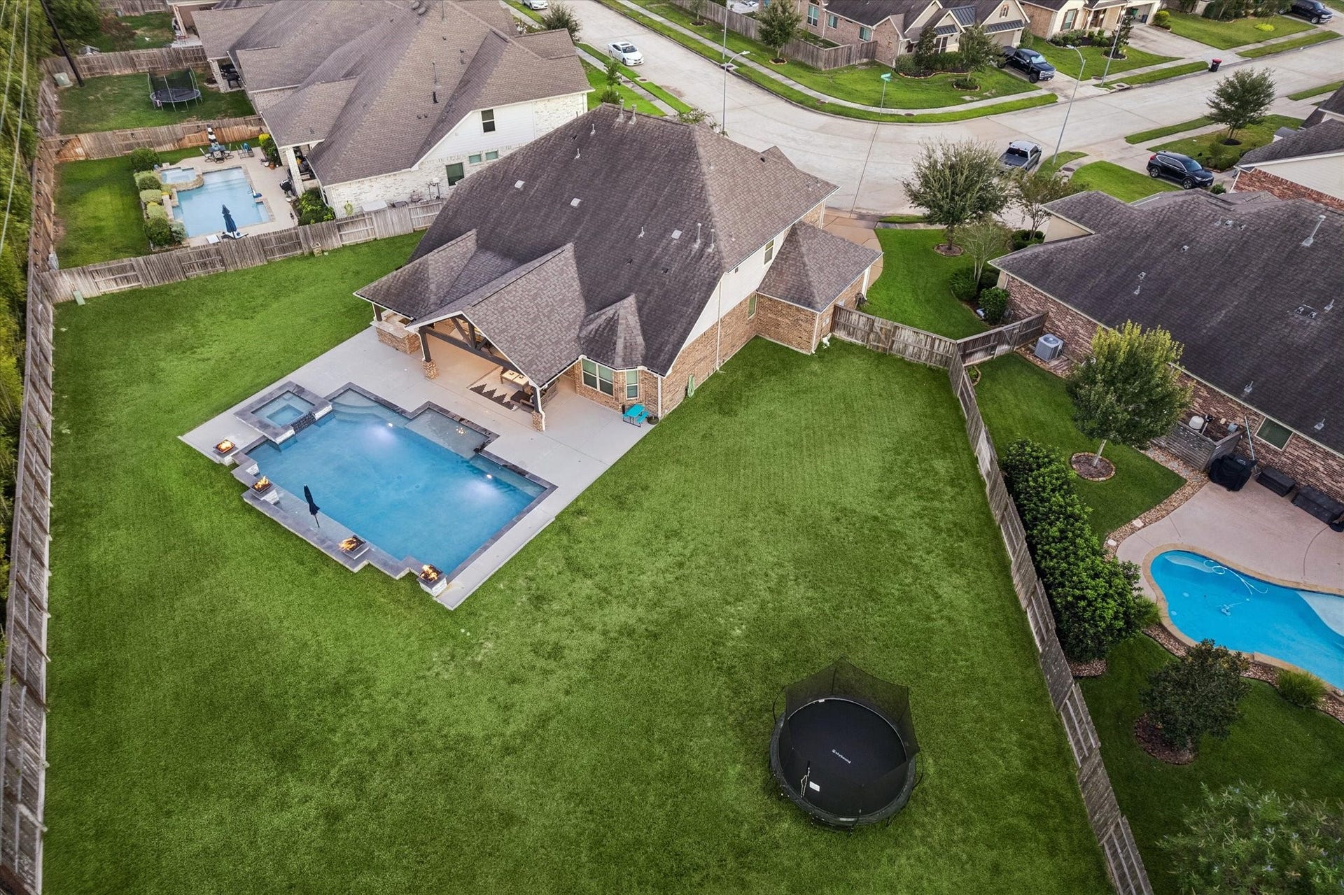 20338 Sienna Bluff Drive, Cypress, TX 77433 Another view to show the entire expansive property. This lot is one of the biggest lots in the community!