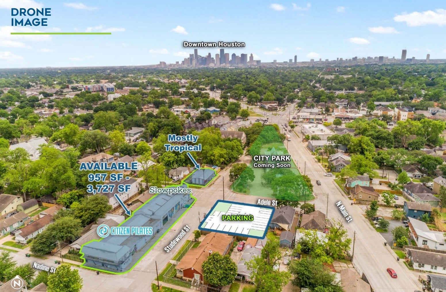 1122 Robbie Street, Houston, TX 77009 Walking distance to City of Houston's new park and Braun Enterprises retail development at 2222 Studewood St. Slowpokes Coffee, Citizen Pilates, and more.