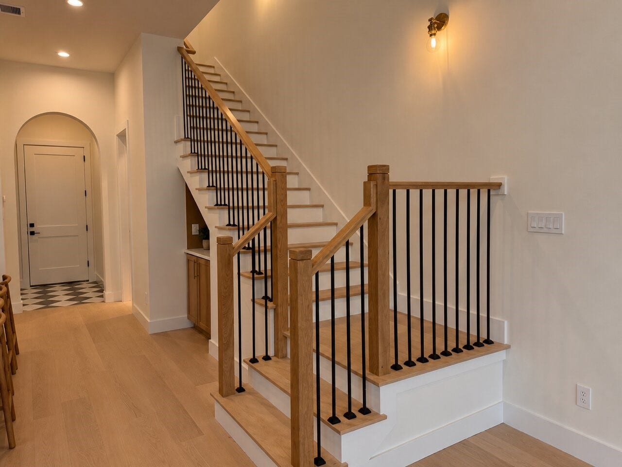 1122 Robbie Street, Houston, TX 77009 Leading upstairs.
