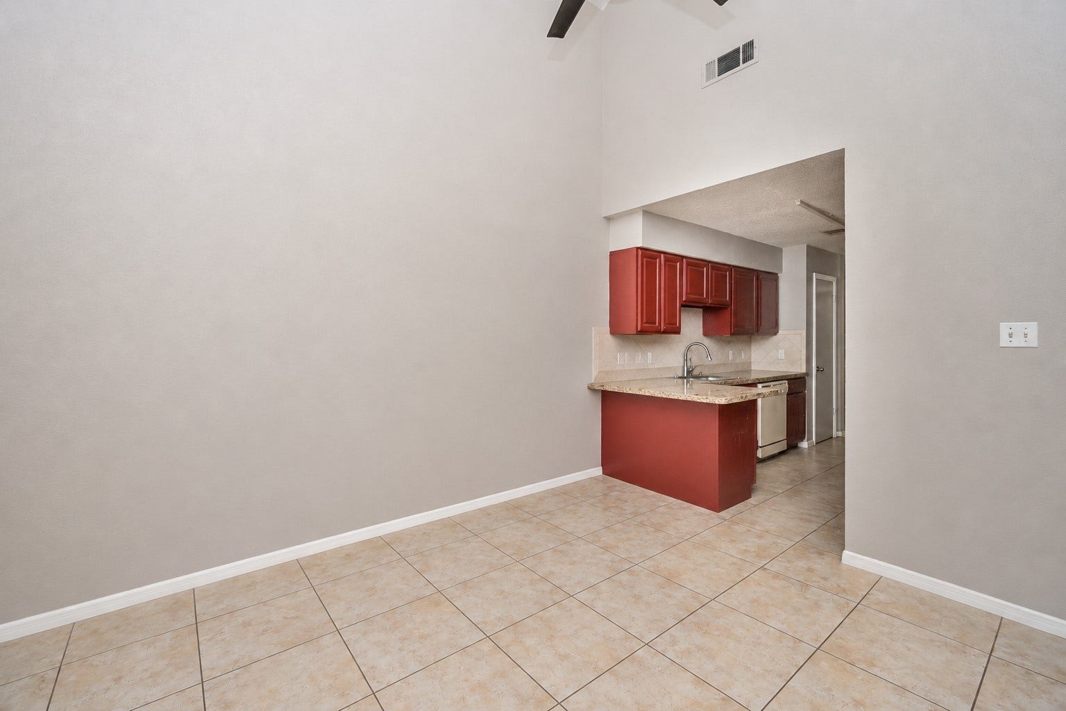 Breakfast area next to kitchen