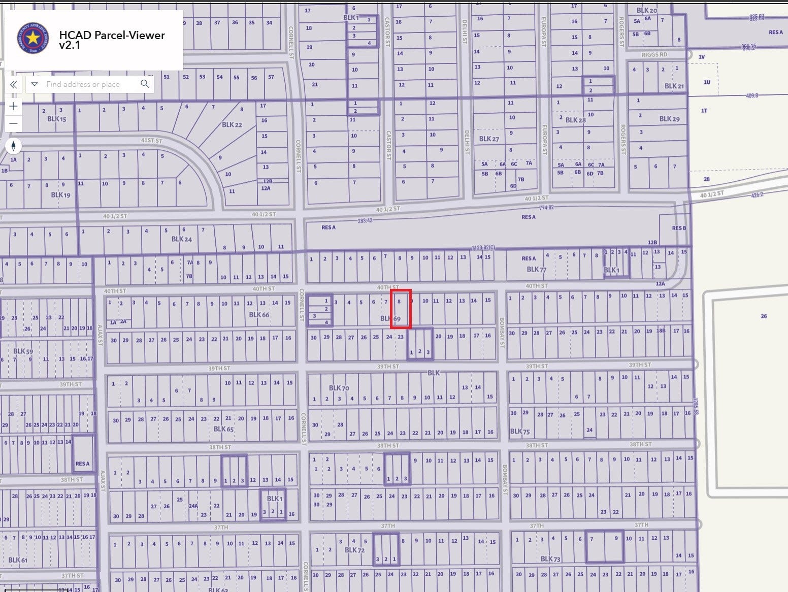 40'x100' lot with new construction coming up in all of the surrounding blocks