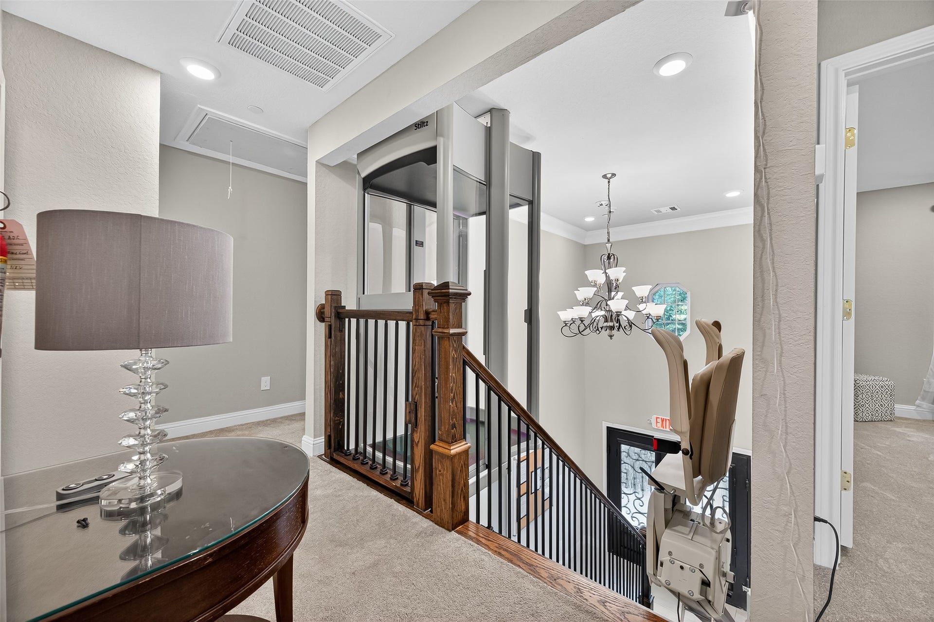 29902 E Hawthorne Drive, Spring, TX 77386 Split plan on second floor with 2 bedrooms to left of stairs and 1 bathroom and 2 bedrooms to right of stairs and 1 bathroom.