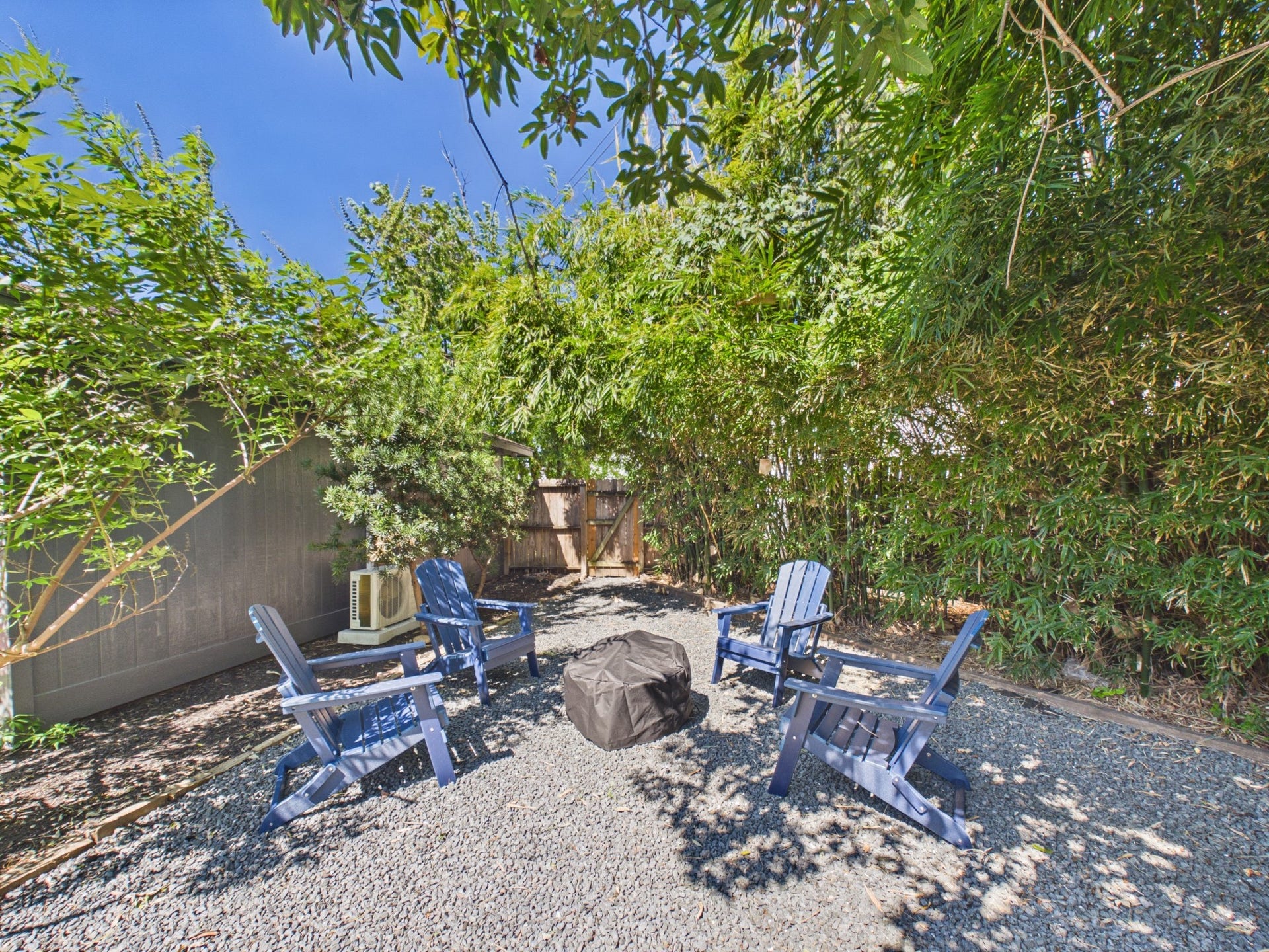 Secluded Fire Pit Area