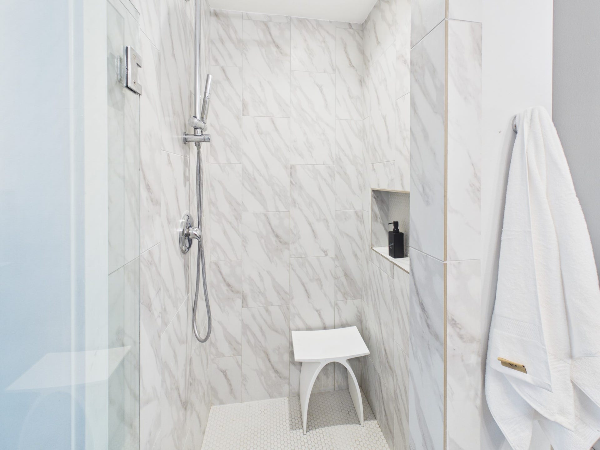 Large Step in Shower Stall