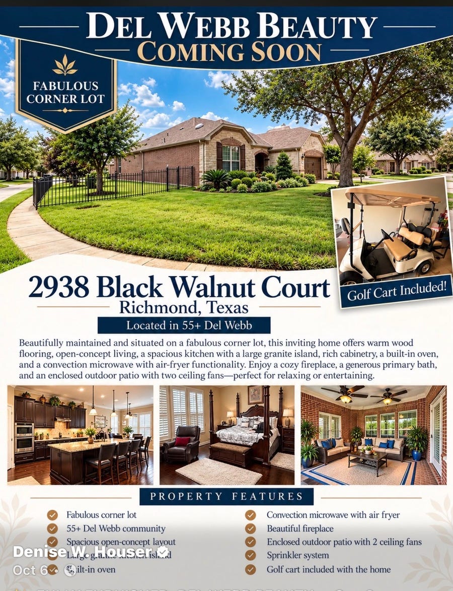 Property photo for 2938 Black Walnut Court, Richmond, TX
