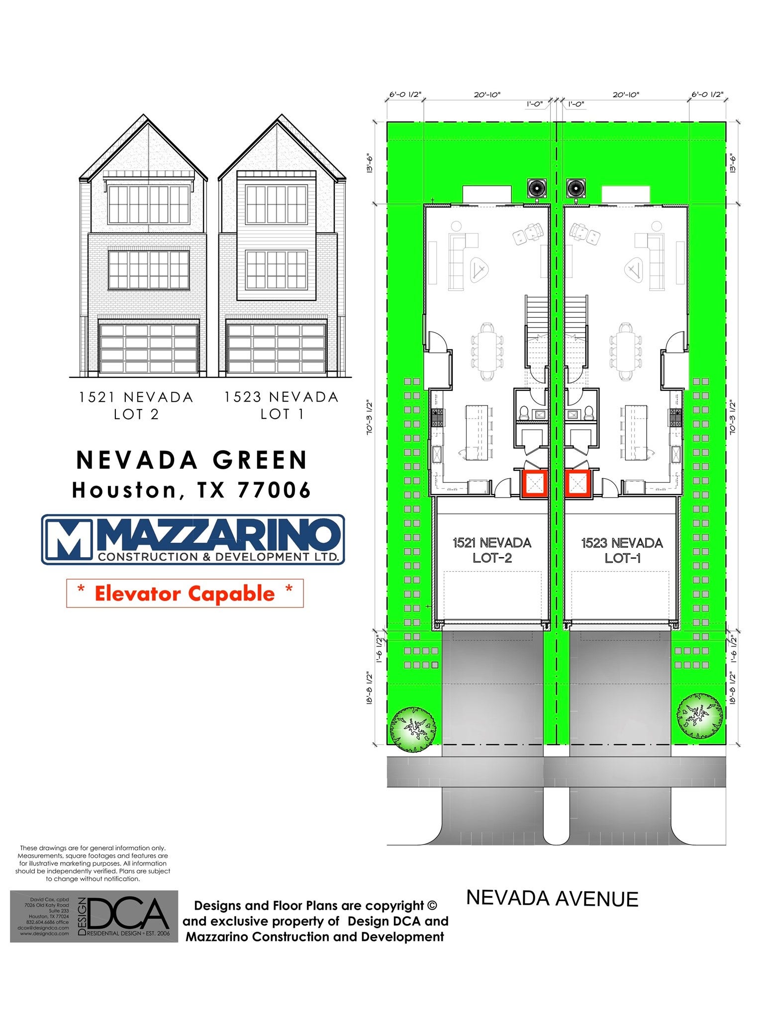 Please be aware that these plans are the property of the architect/builder designer that designed them not DUX Realty, Mazzarino Construction or 1523 NEVADA LLC. Please be aware that these plans are the property of the architect and are protected from reproduction and sharing under copyright law. These drawing are for general information only. Measurements, square footages and features are for illustrative marketing purposes. All information should be independently verified.