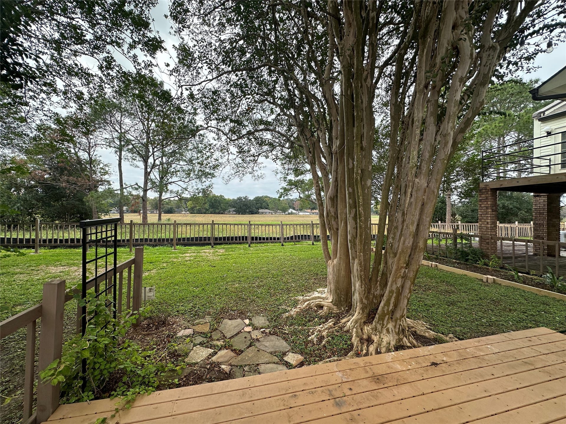 16162 Seahorse Drive, Houston, TX 77062 Back Deck with Plenty of Greenspace Overlooking Phase 5 of Exploration Green.