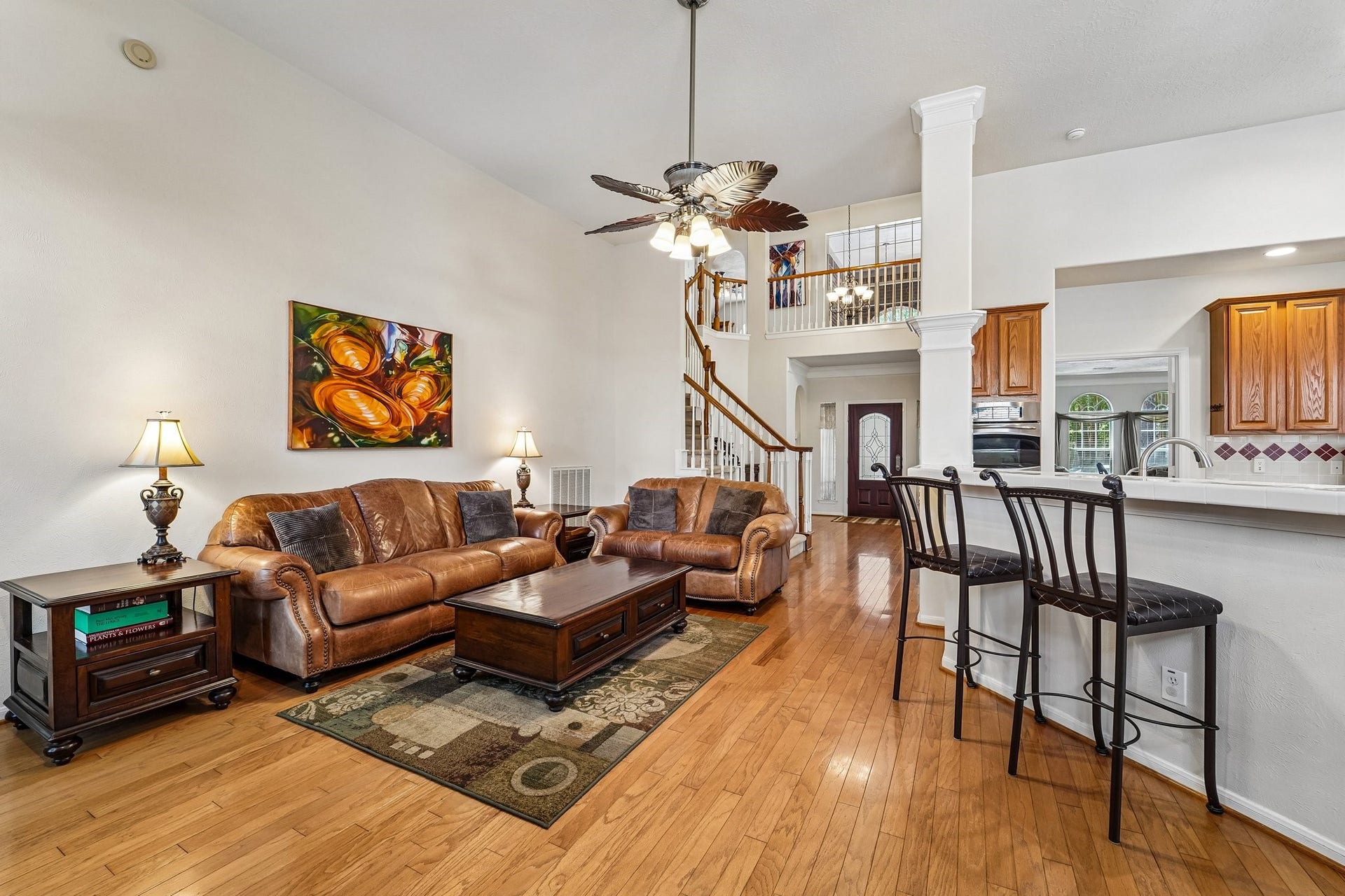 14 Serene Creek Place, The Woodlands, TX 77382 Another view of this spacious living area.