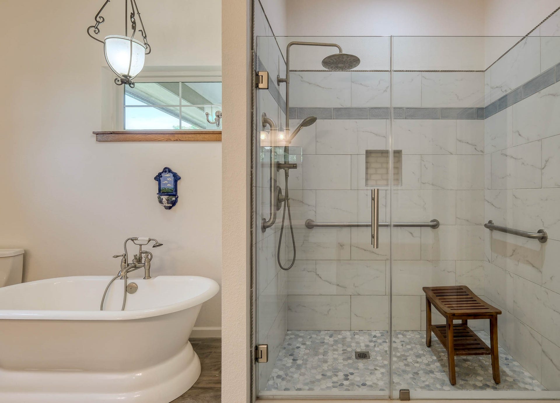 Large shower