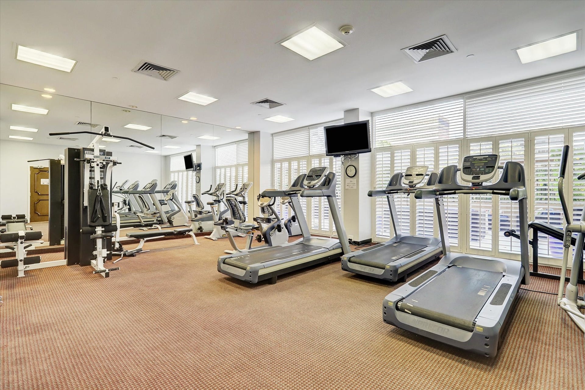 49 Briar Hollow Lane, #702, Houston, TX 77027 Fitness center located on the first floor.