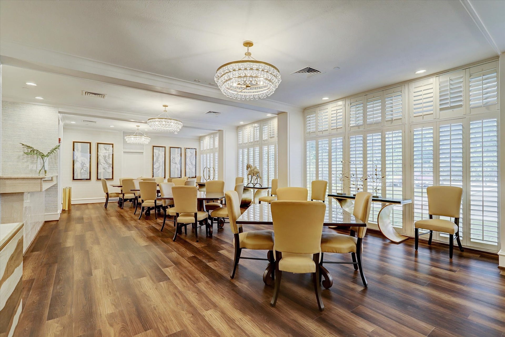 49 Briar Hollow Lane, #702, Houston, TX 77027 Another view of the party room that opens to a caterers kitchen.