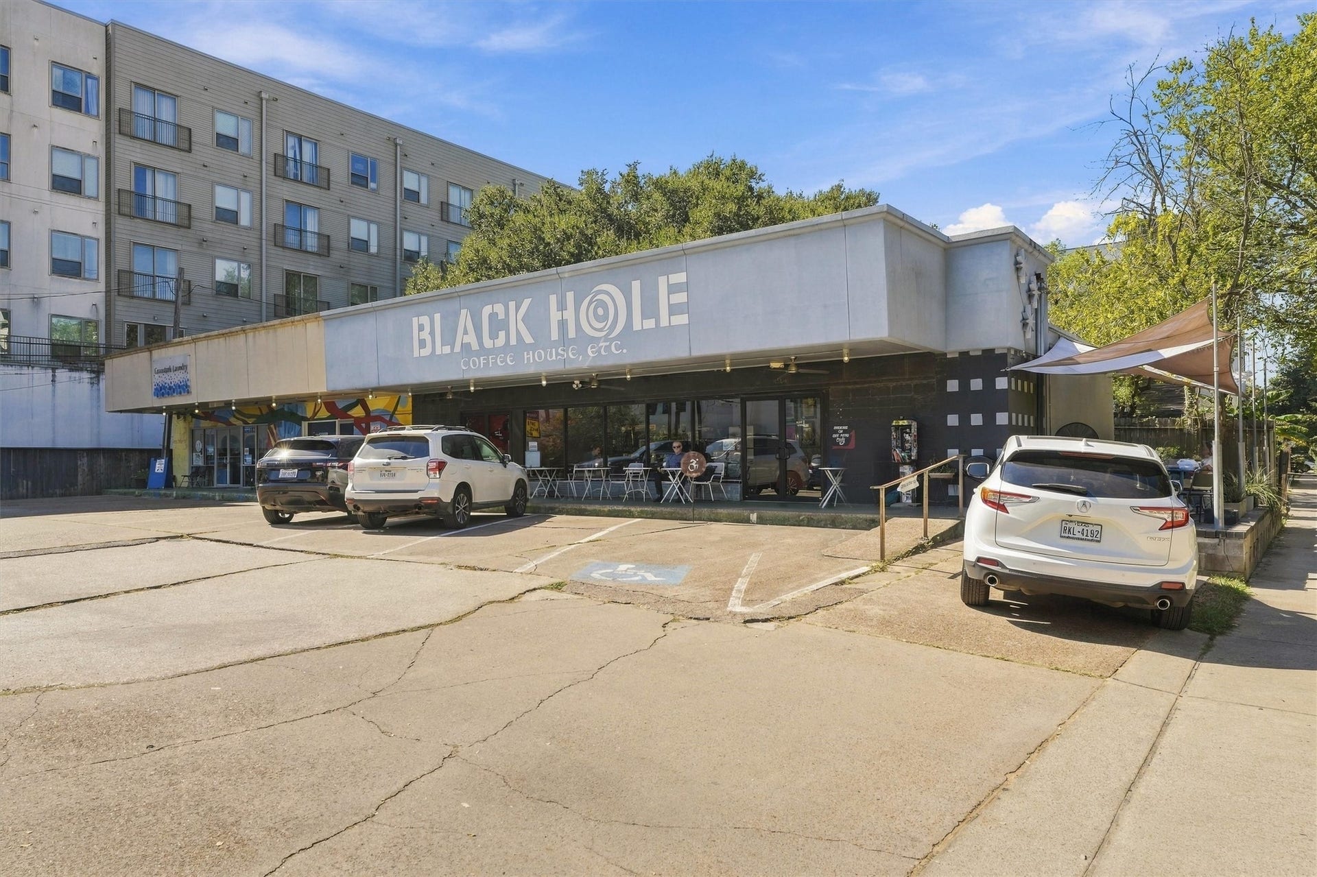 1306 Castle Court, Houston, TX 77006 Black Hole Coffee House, directly across the street on Graustark