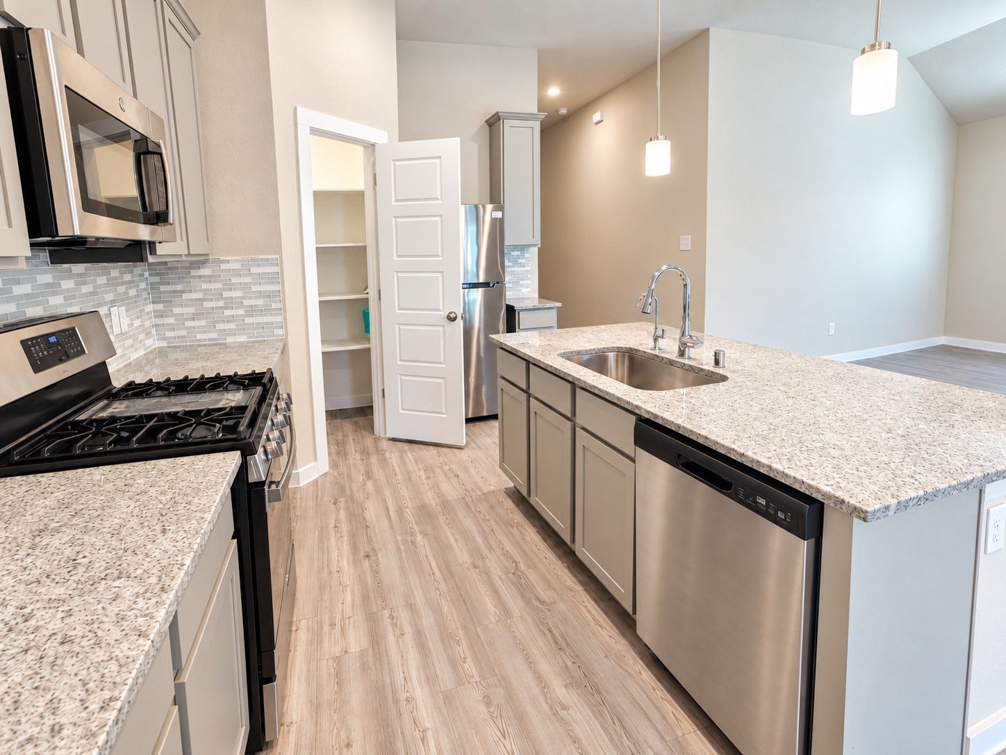 Open Concept Living/Dining/Kitchen