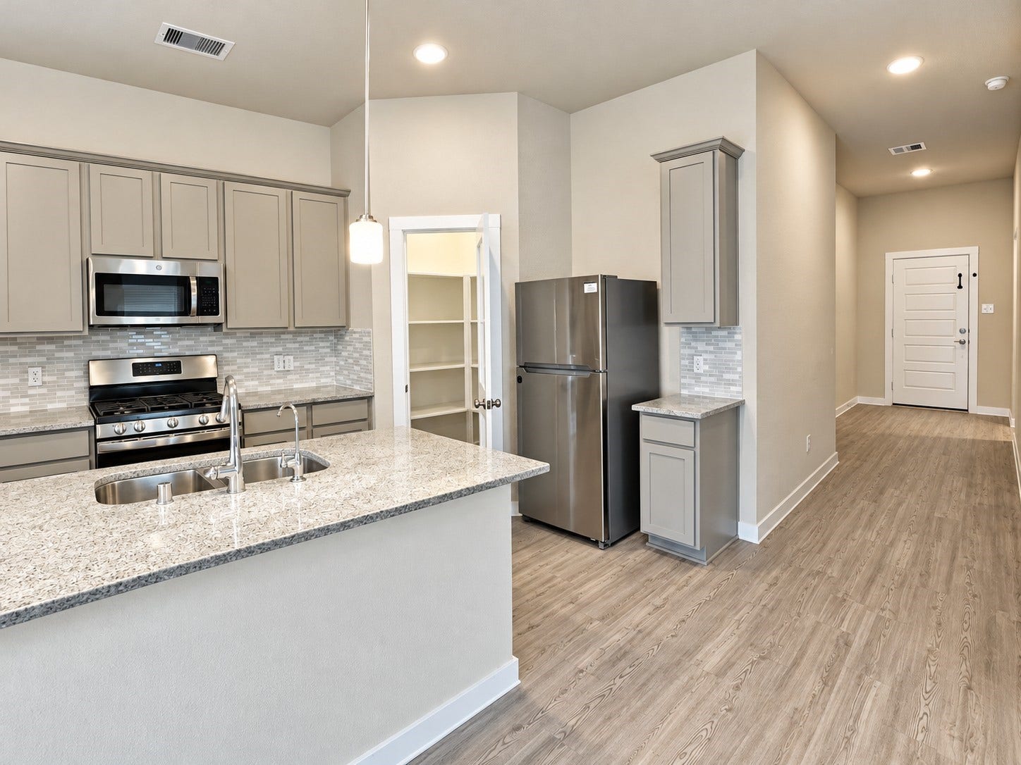 Open Concept Living/Dining/Kitchen
