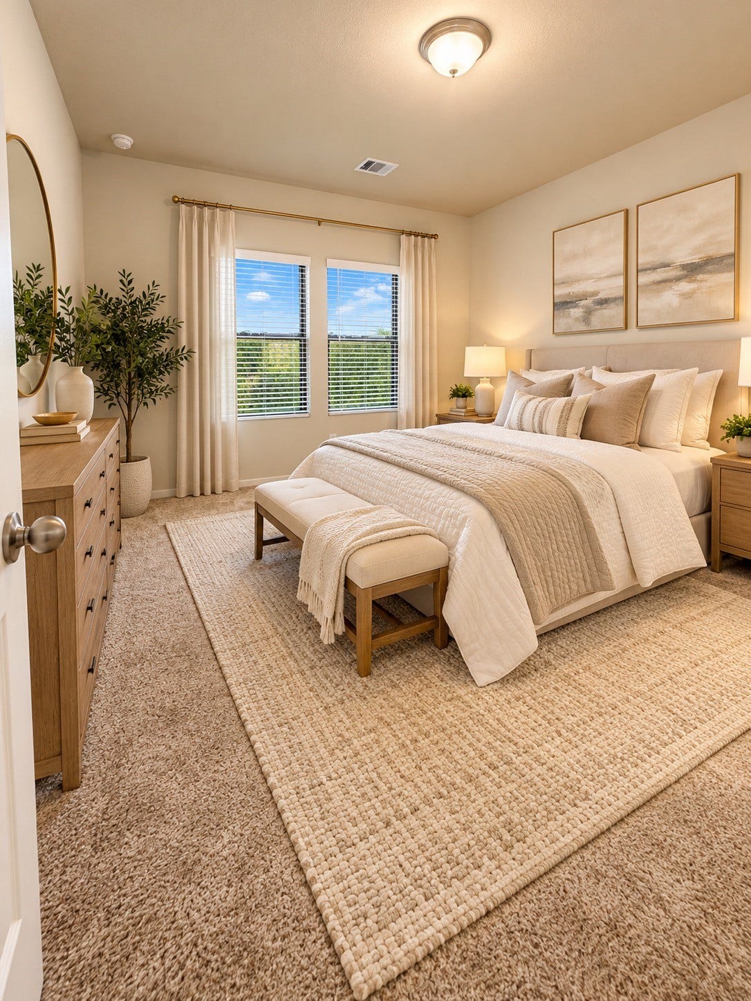 4622 Crater Run Drive, Texas City, TX 77539 Primary bedroom staged.
