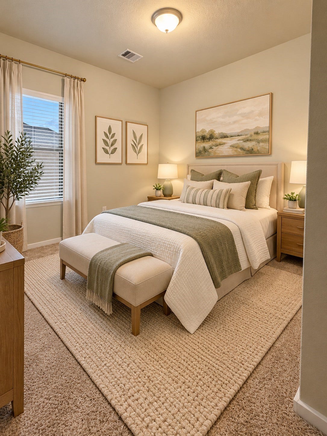 4622 Crater Run Drive, Texas City, TX 77539 Secondary bedroom staged.