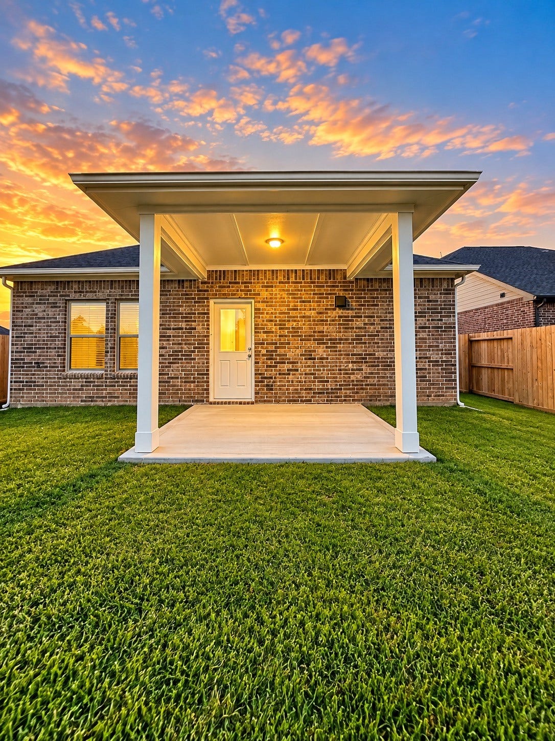 4622 Crater Run Drive, Texas City, TX 77539 Back of home.