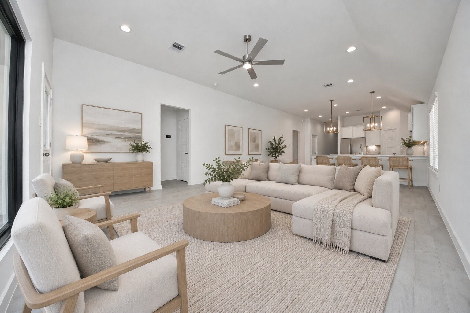 Virtually Staged - Living Room. Sample photo of completed home with similar floor plan. Actual colors and selections may vary.