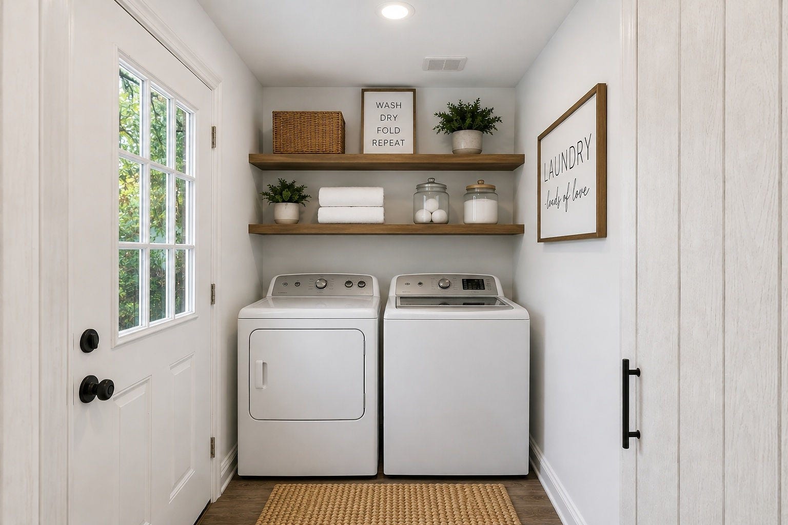 1332 Montgomery Street, La Marque, TX 77568 Virtual Staged Laundry