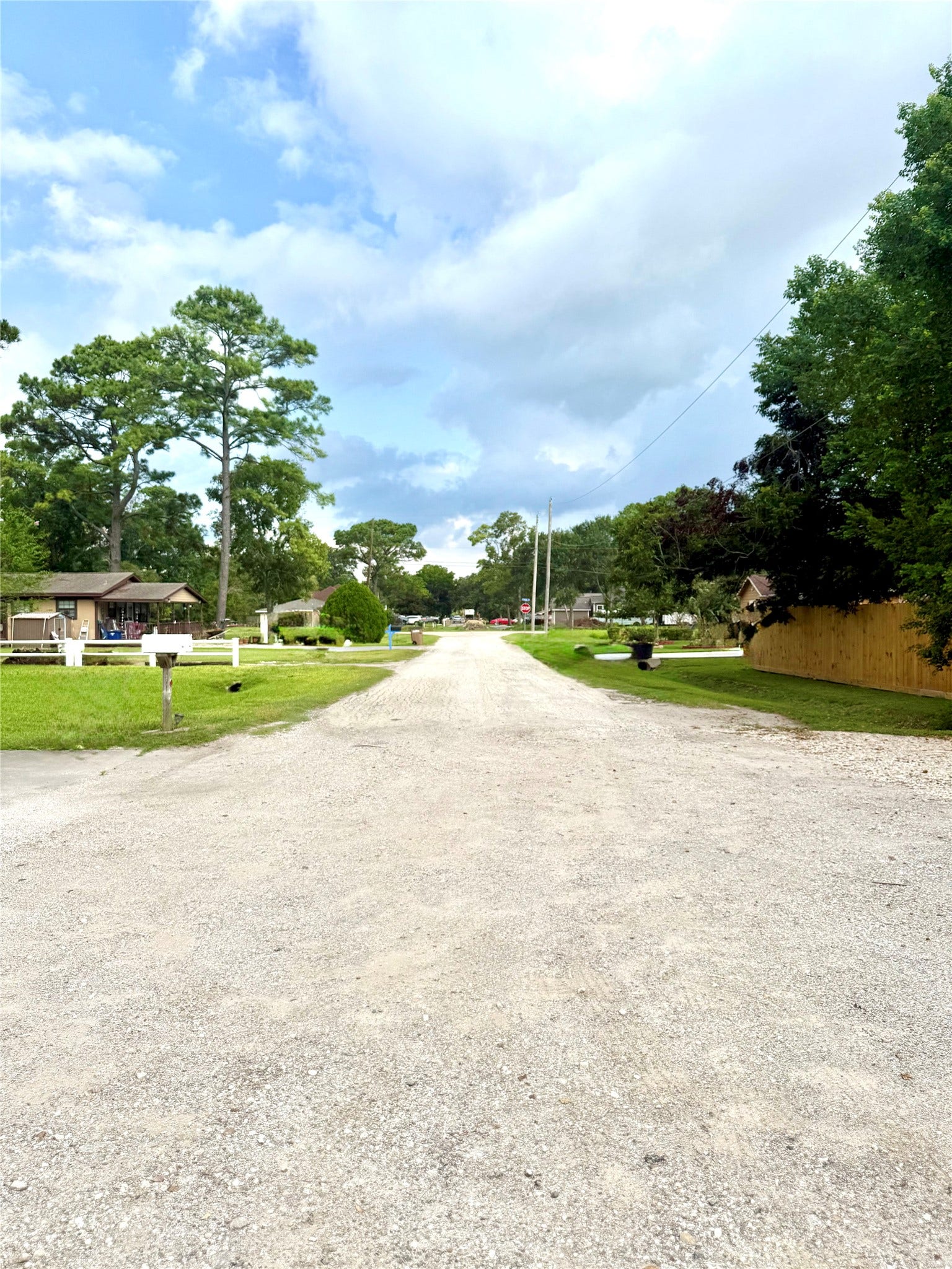 0000 Ave G, Dickinson, TX 77539 Street view facing north.